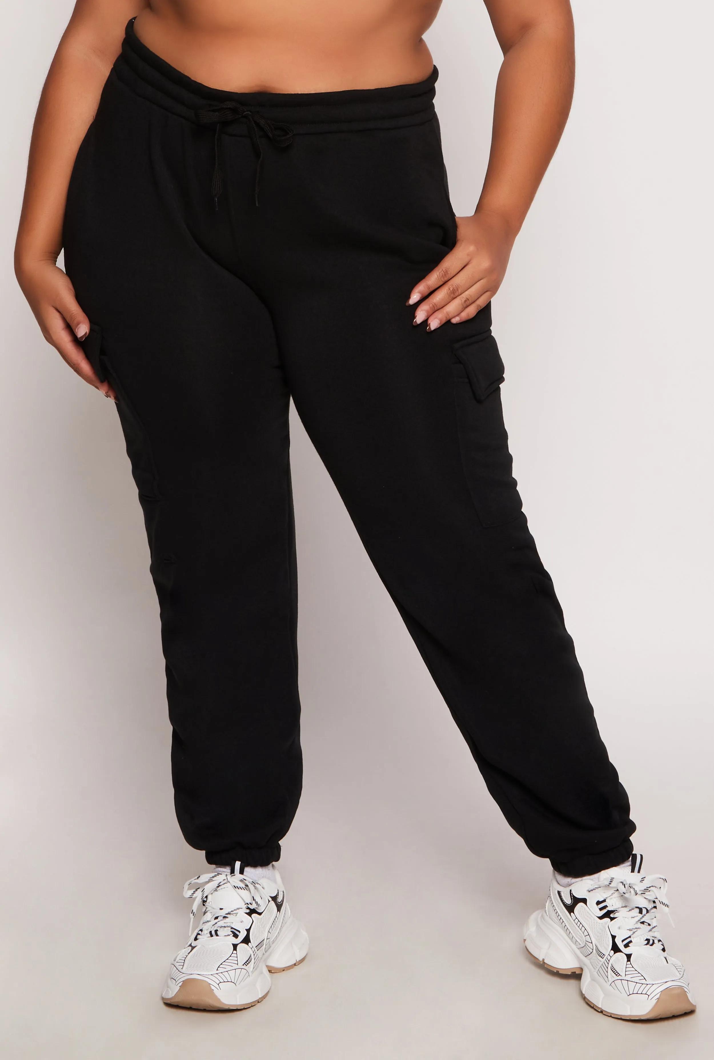 Plus Size Cargo Sweatpants sold by Rainbow product image thumbnail 2