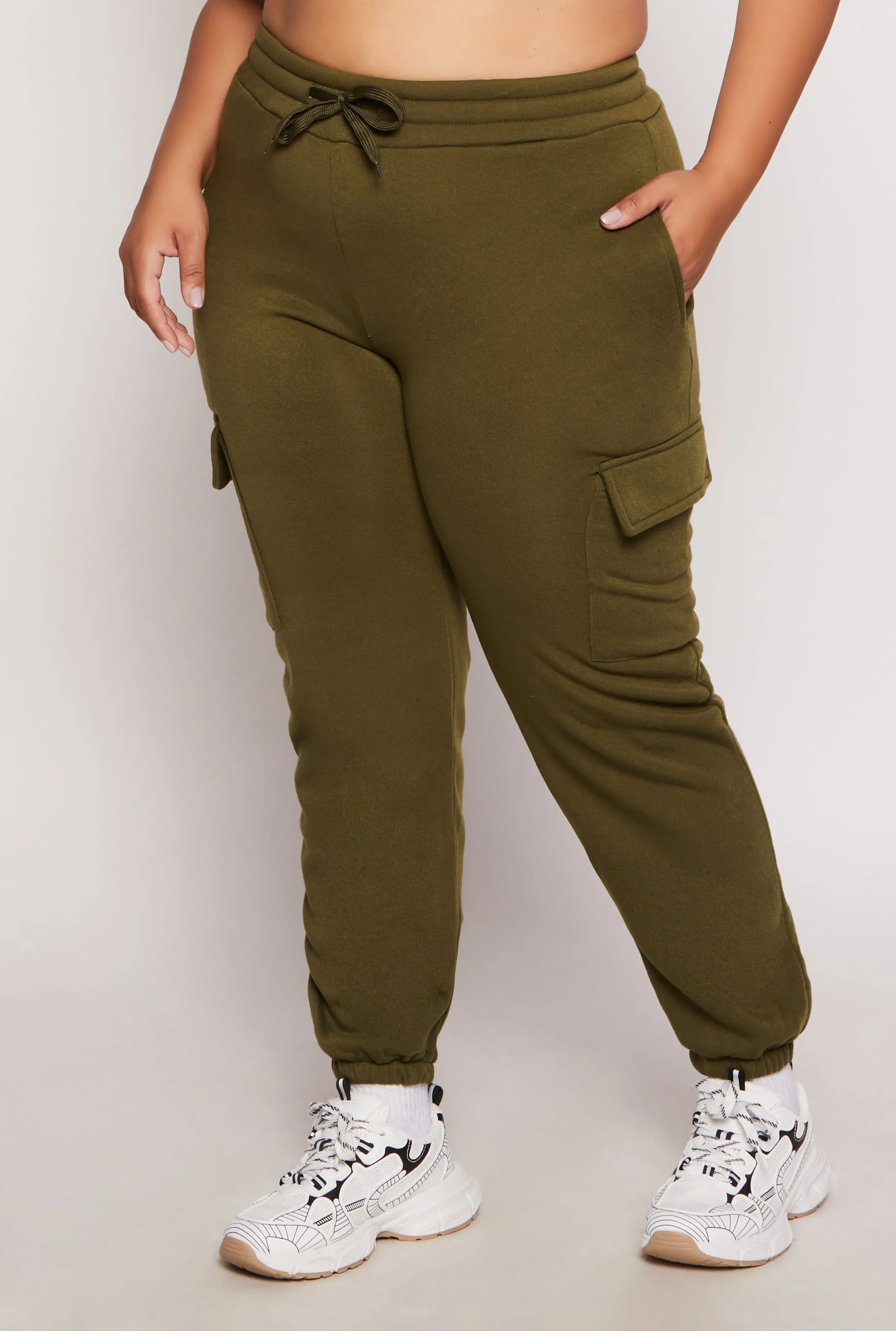Plus Size Cargo Sweatpants sold by Rainbow product image thumbnail 2
