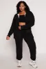 Plus Size Snap Button Front Shacket sold by Rainbow