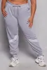 Plus Size Varsity Stripe Detail Joggers sold by Rainbow