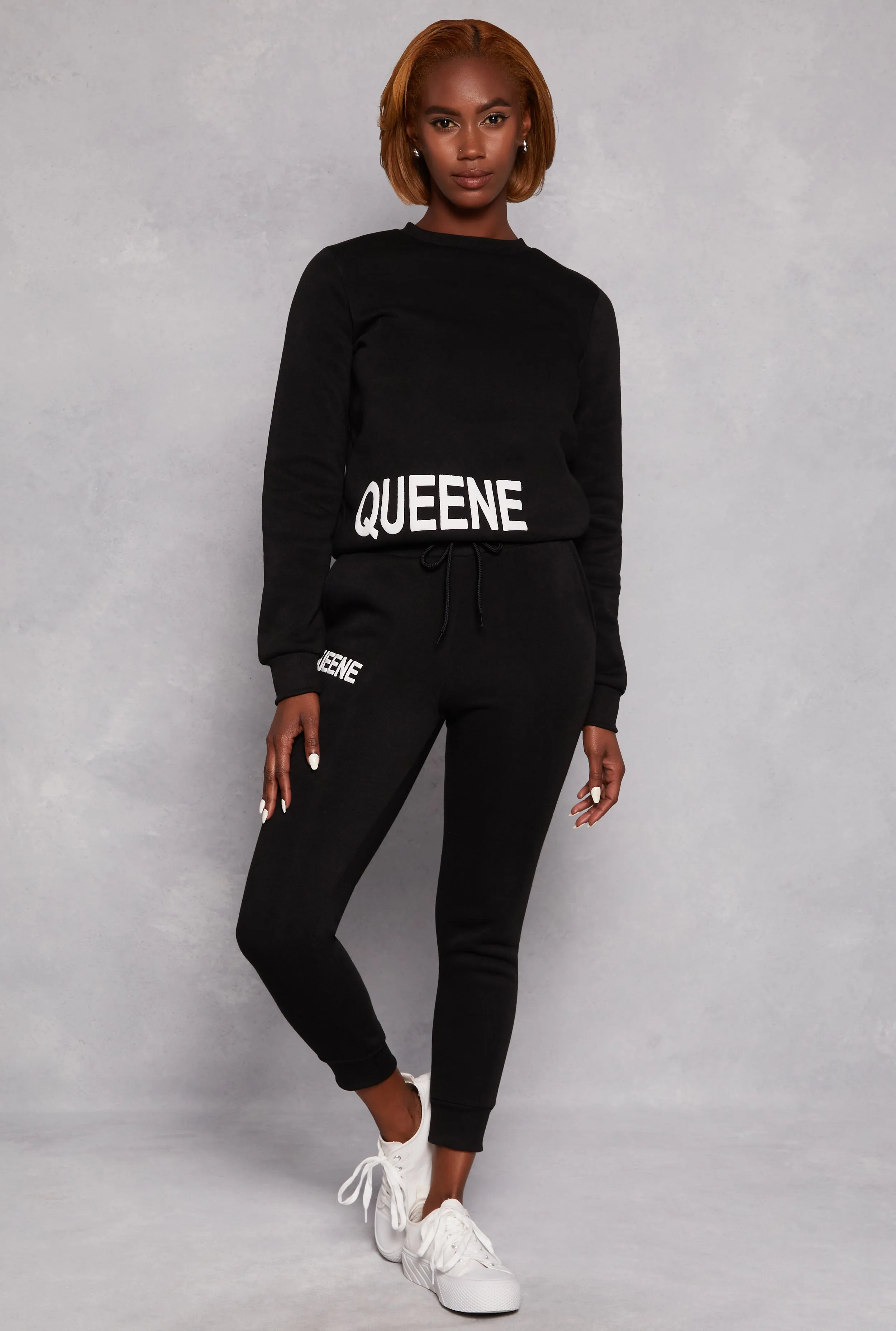 Queene Puff Print Fleece Lined Sweatshirt sold by Rainbow product image thumbnail 2