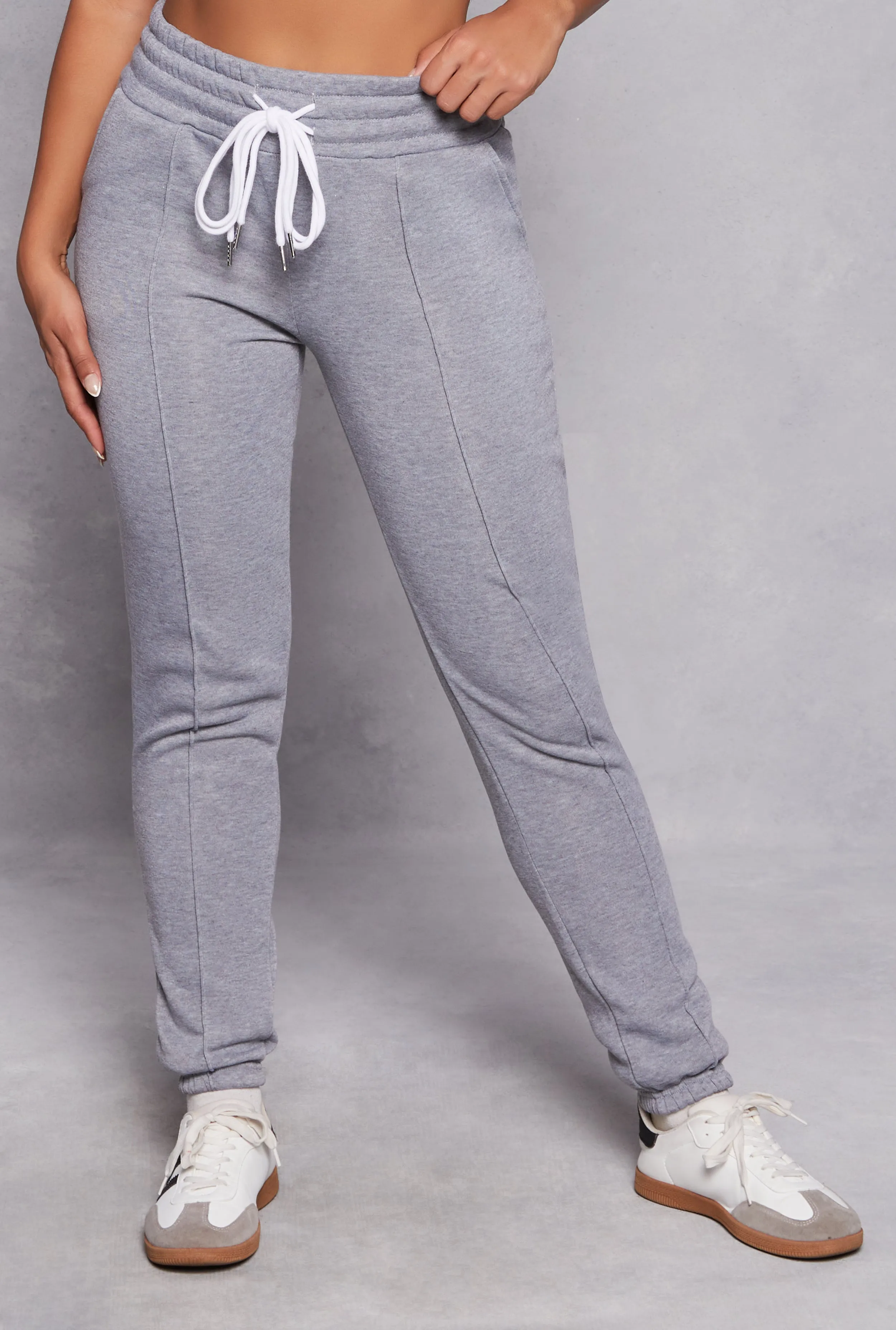 Double Drawstring Waist Pintuck Sweatpants sold by Rainbow product image thumbnail 2