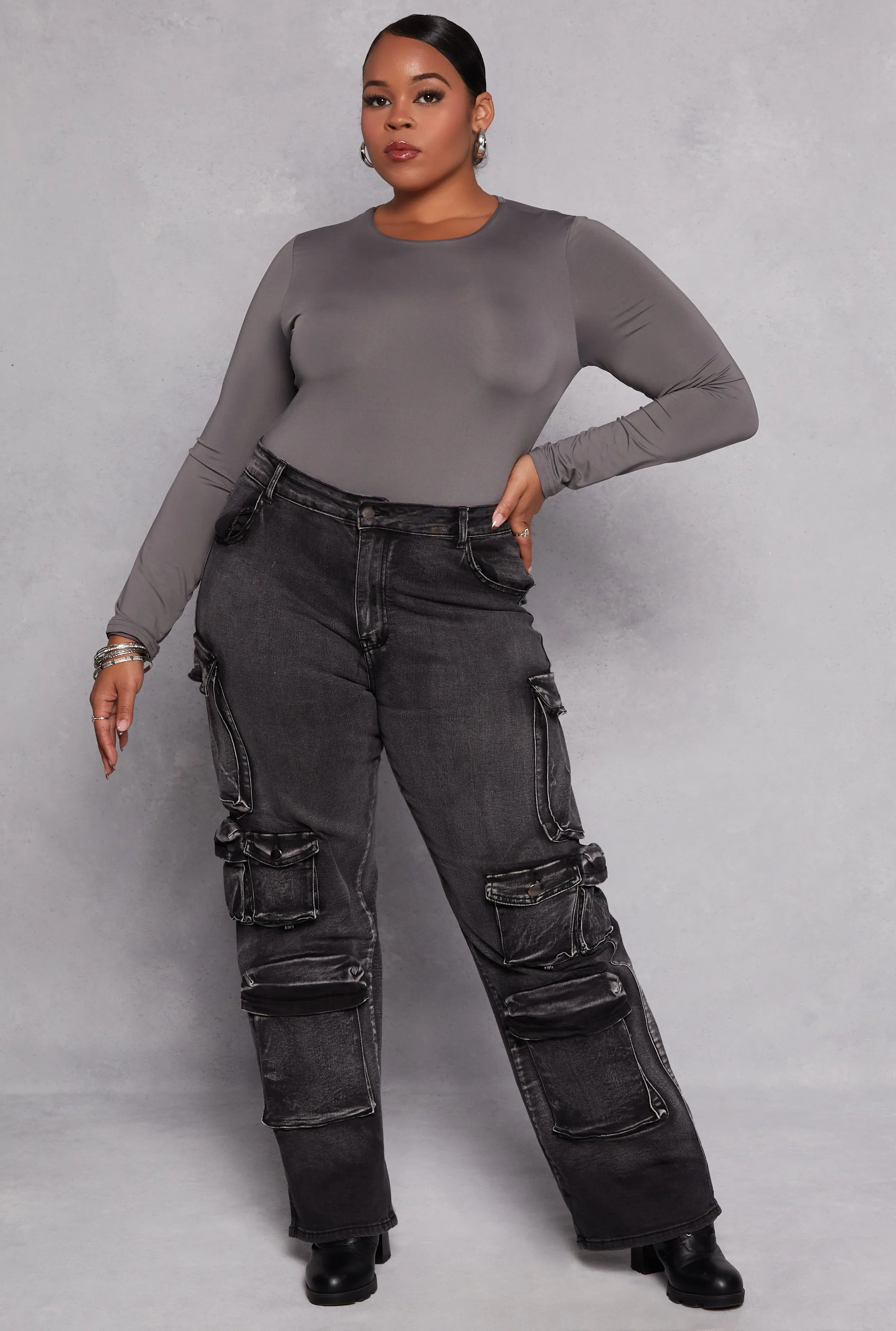 Plus Size Daisy Double Layer Bodysuit sold by Rainbow product image thumbnail 2