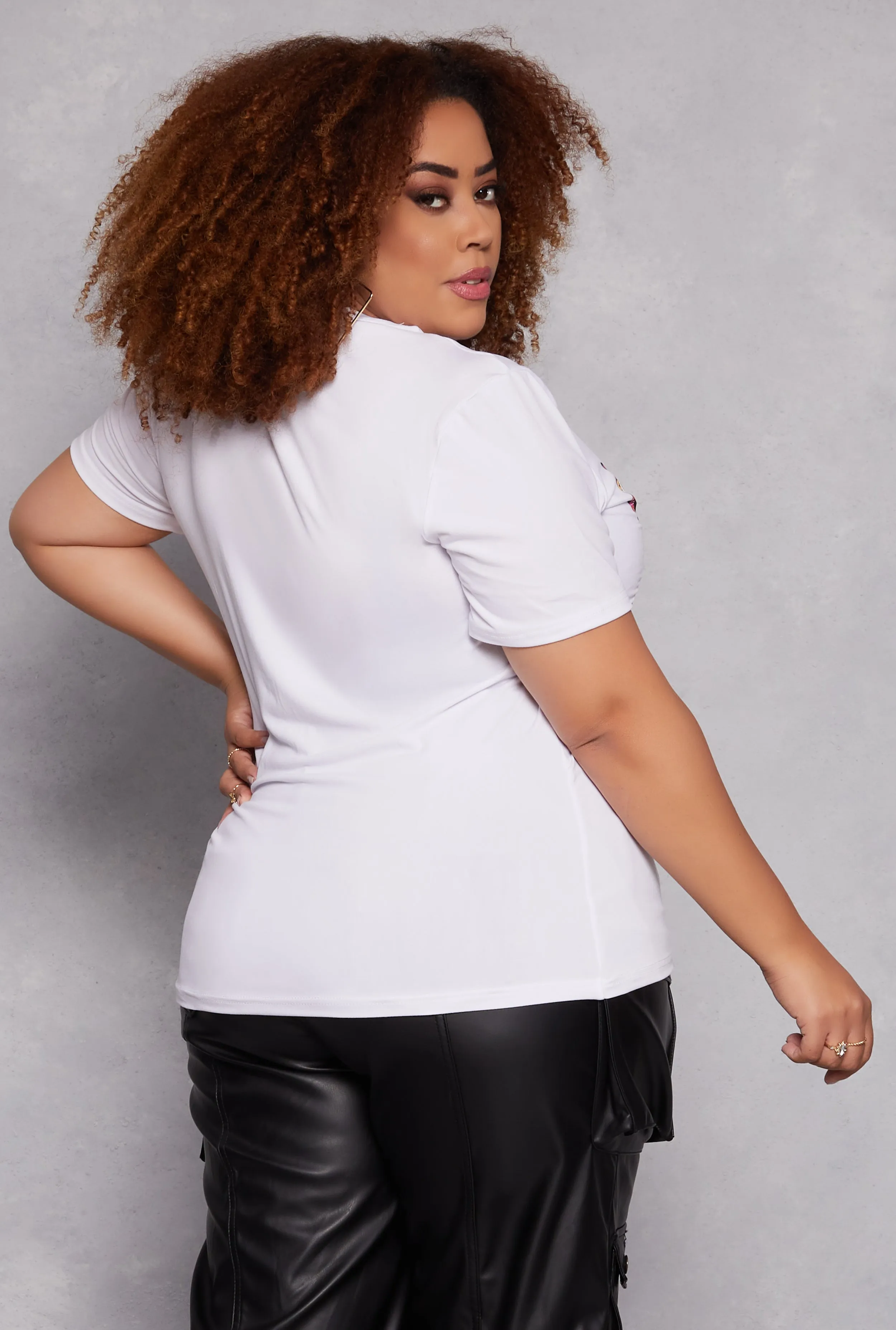 Plus Size All You Need Is Money Graphic Tee sold by Rainbow product image thumbnail 3