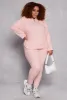 Plus Size Fleece Half Zip Hoodie sold by Rainbow
