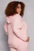 Plus Size Fleece Half Zip Hoodie sold by Rainbow
