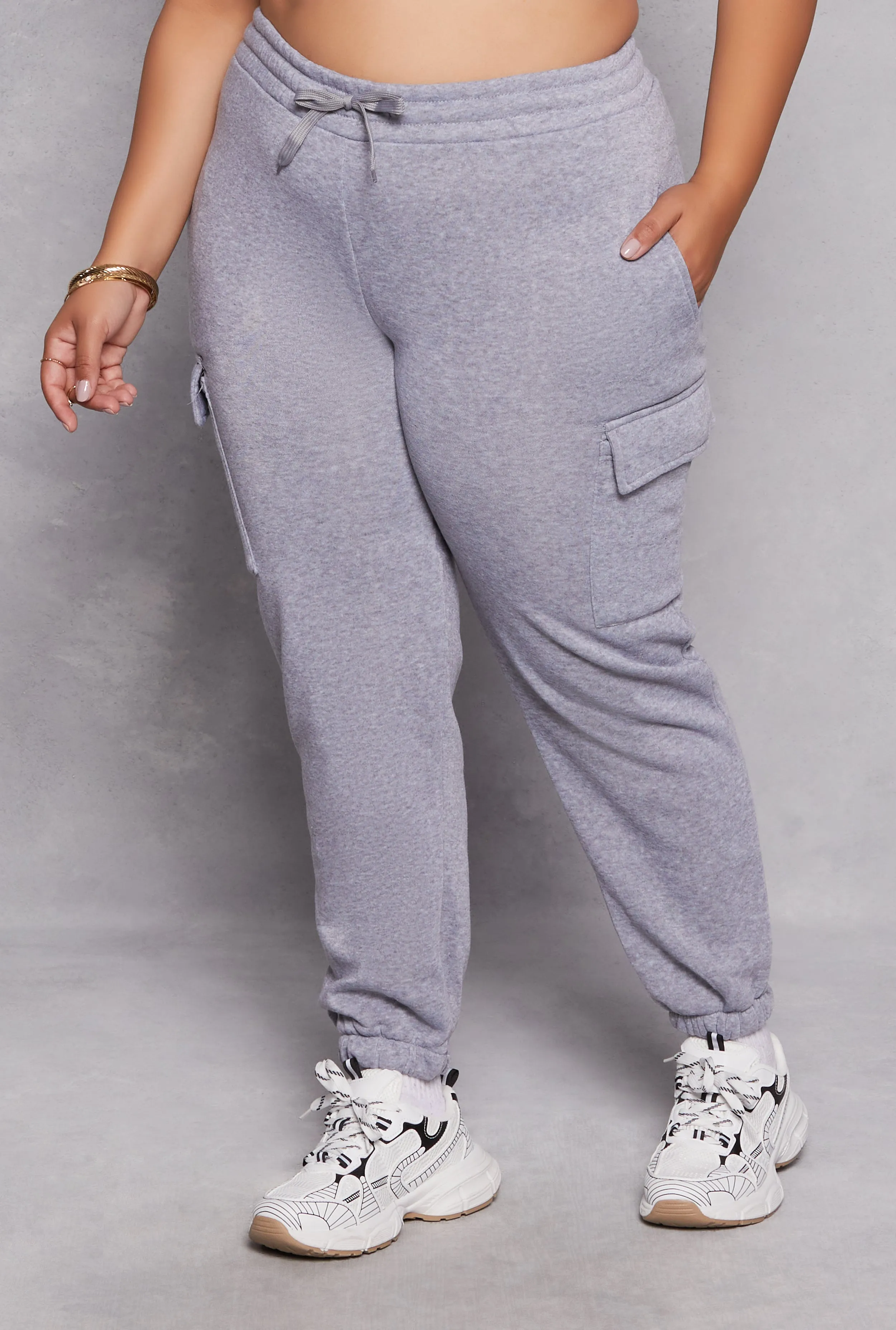 Plus Size Cargo Sweatpants sold by Rainbow product image thumbnail 2