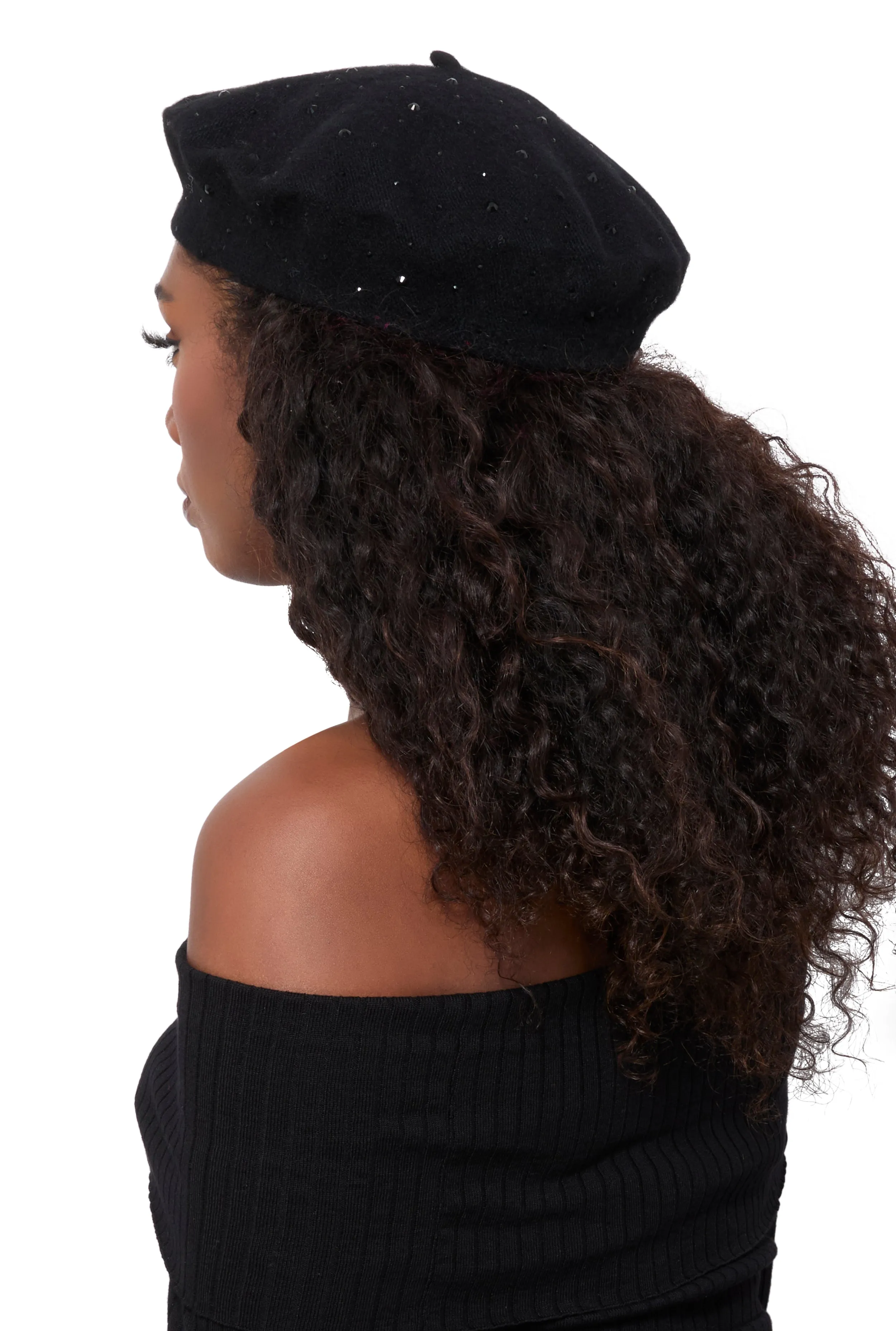 Rhinestone French Beret sold by Rainbow product image thumbnail 2
