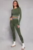 Seamless Striped High Waisted Leggings sold by Rainbow