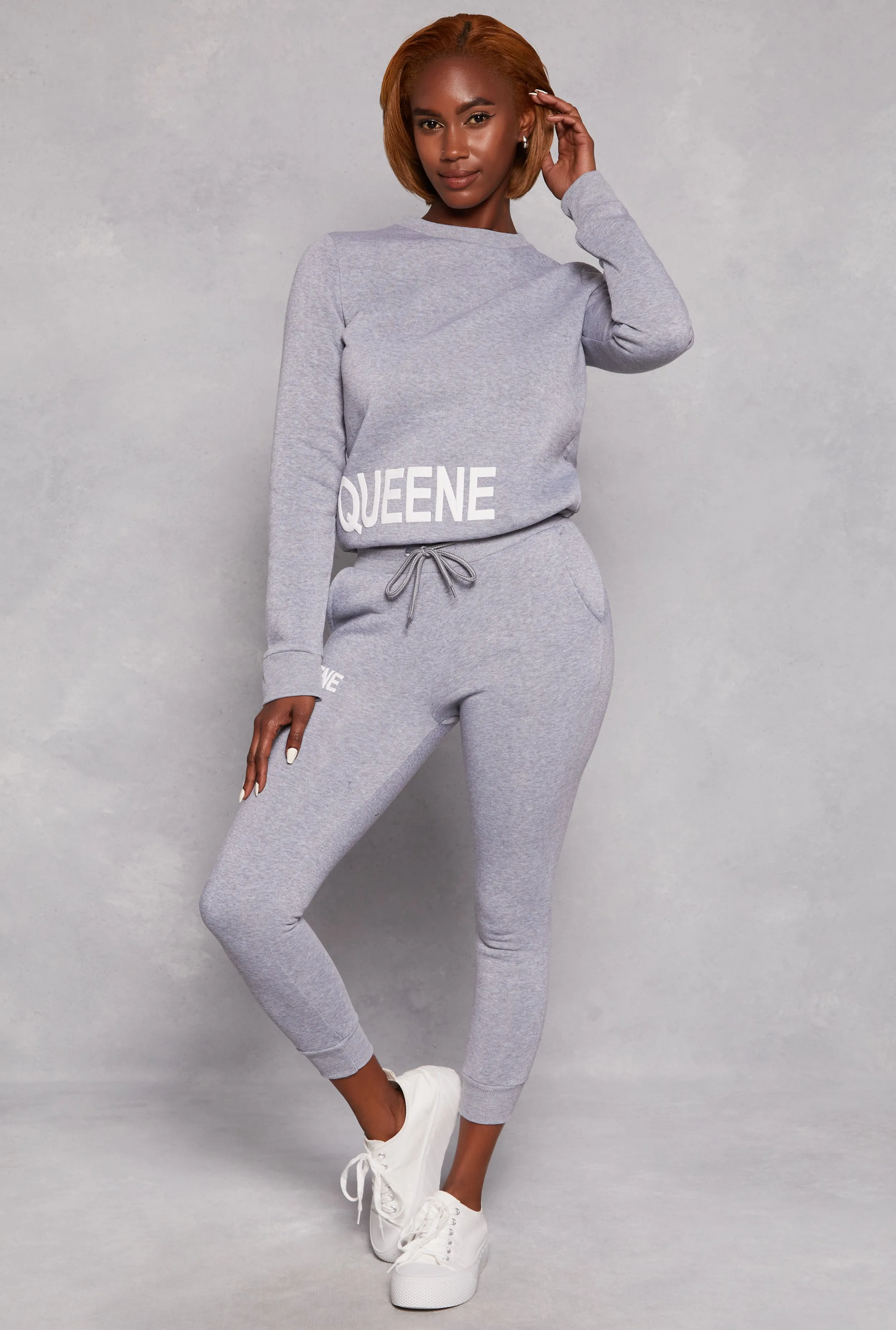Queene Puff Print Fleece Lined Sweatshirt sold by Rainbow product image thumbnail 2