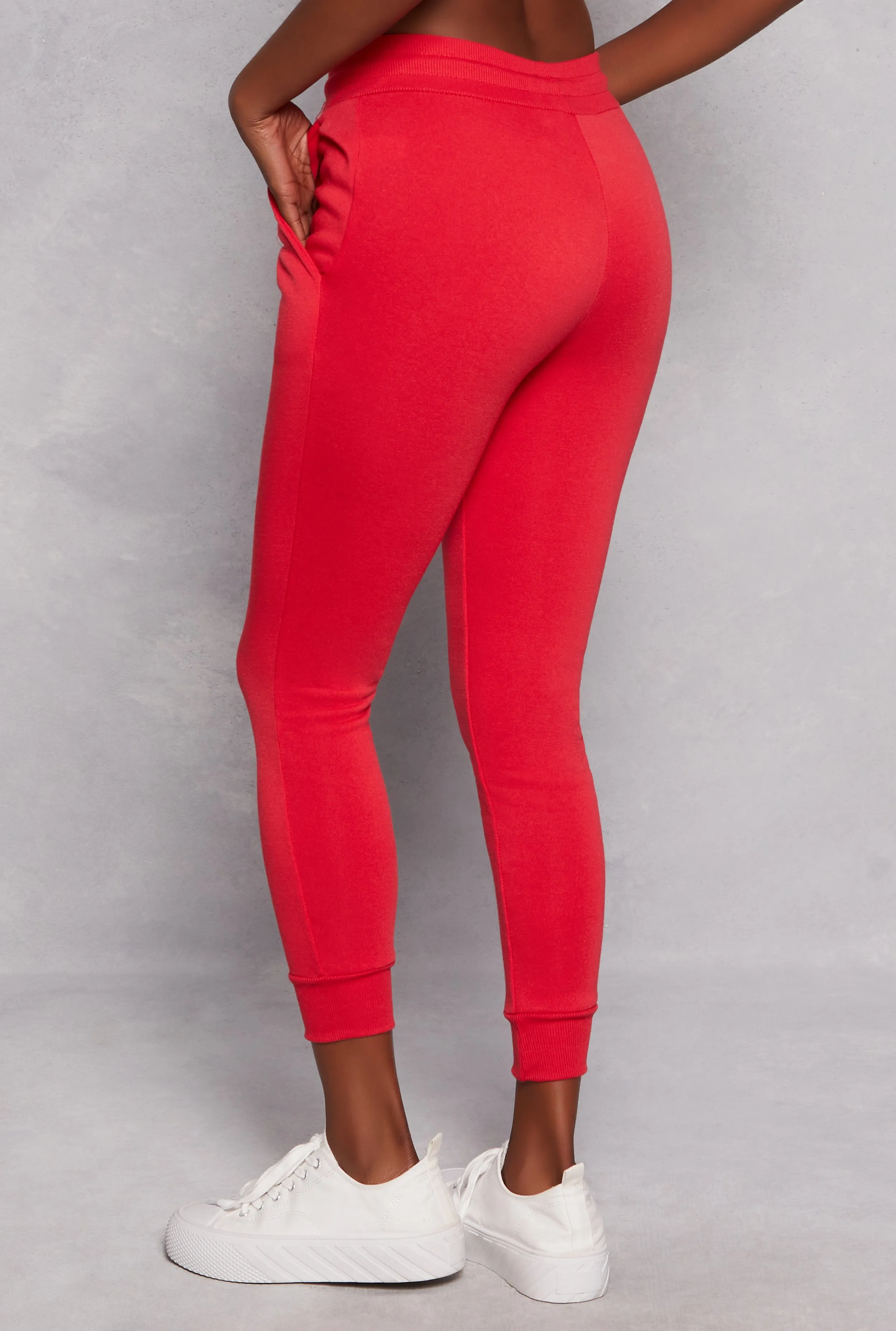 Queene Graphic Fleece Drawstring Joggers sold by Rainbow product image thumbnail 3