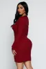 Striped Ribbed Knit Button Detail Dress sold by Rainbow