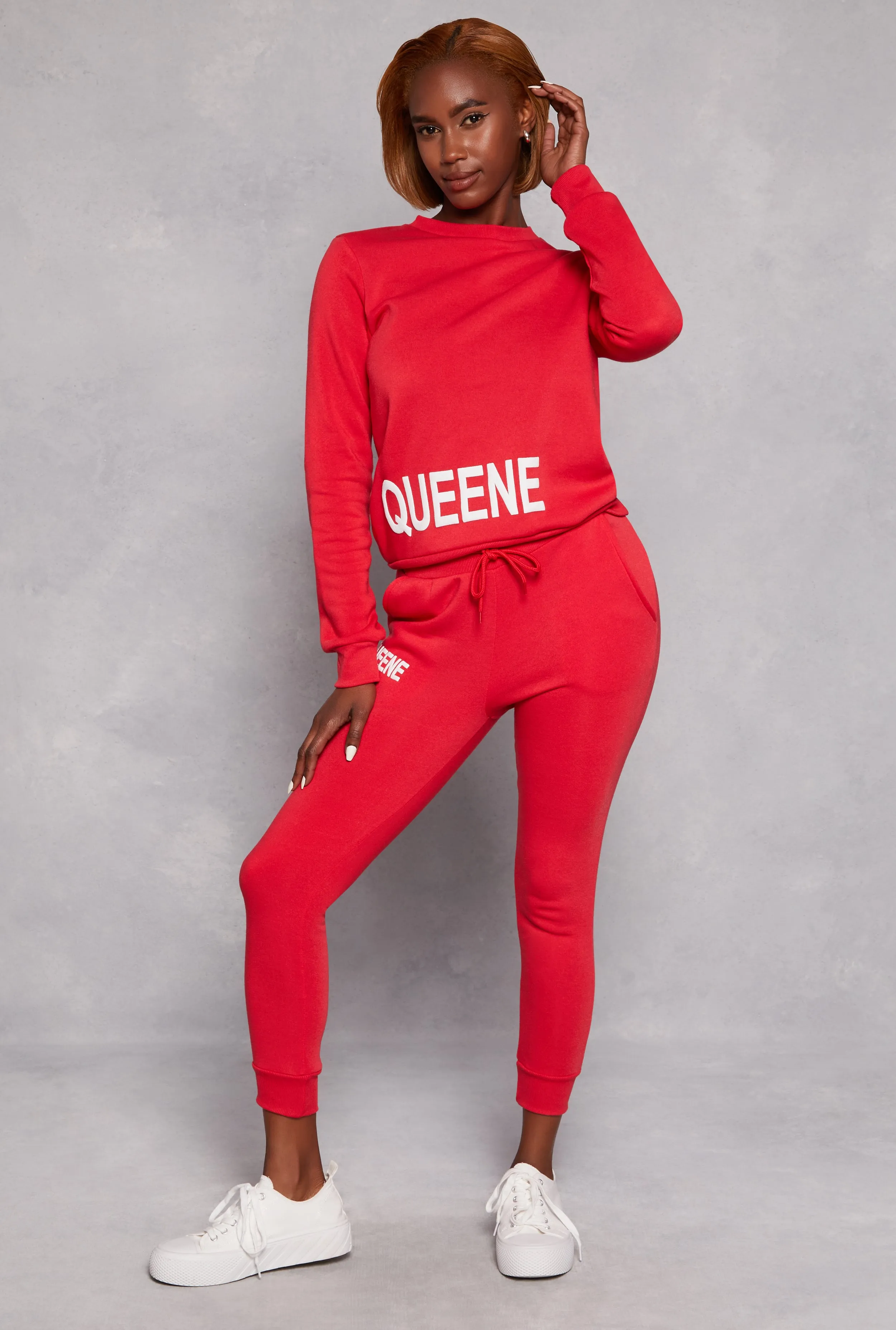 Queene Puff Print Fleece Lined Sweatshirt sold by Rainbow product image thumbnail 2