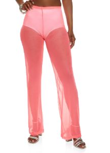 Mesh Flare Pants sold by Rainbow