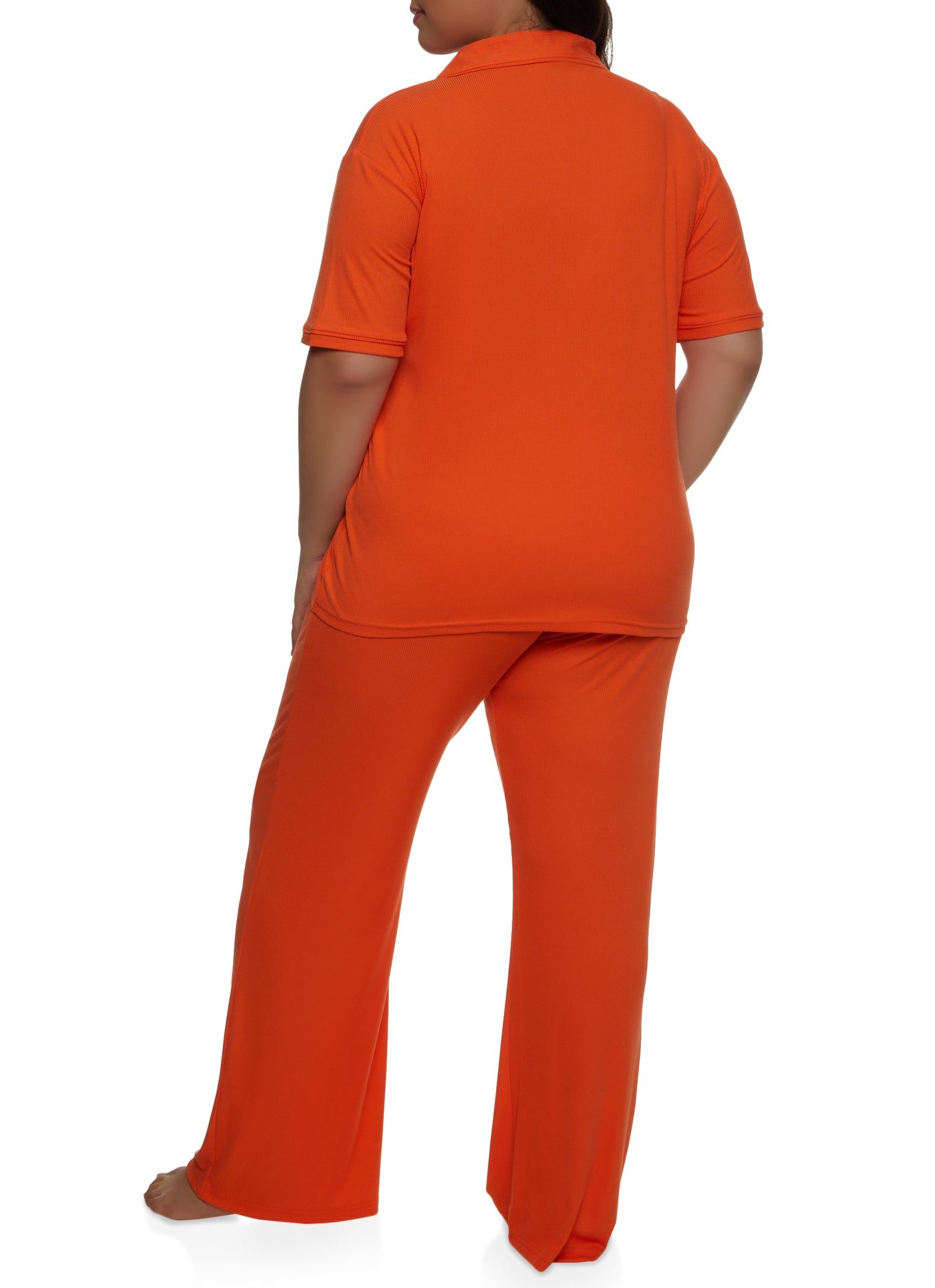 Plus Size Currently Napping Graphic Pocket Pajama Shirt and Pants sold by Rainbow product image thumbnail 2
