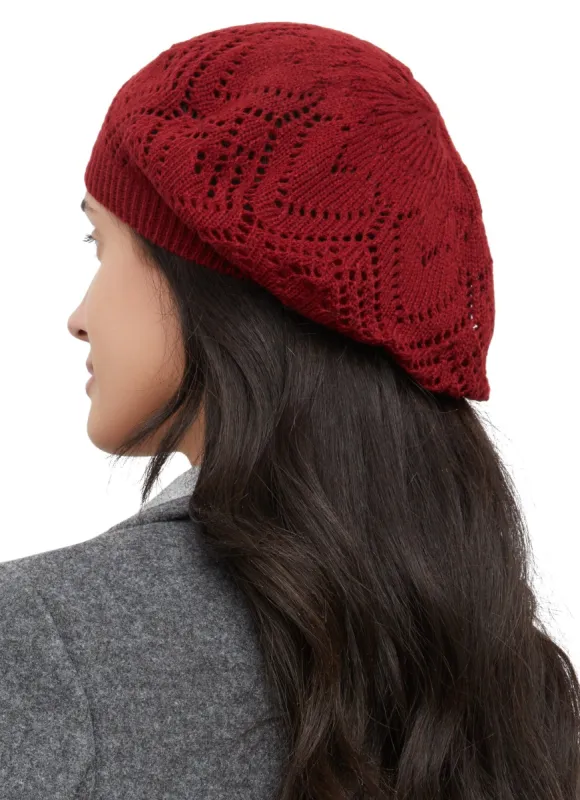 Heart Knit Beret sold by Rainbow