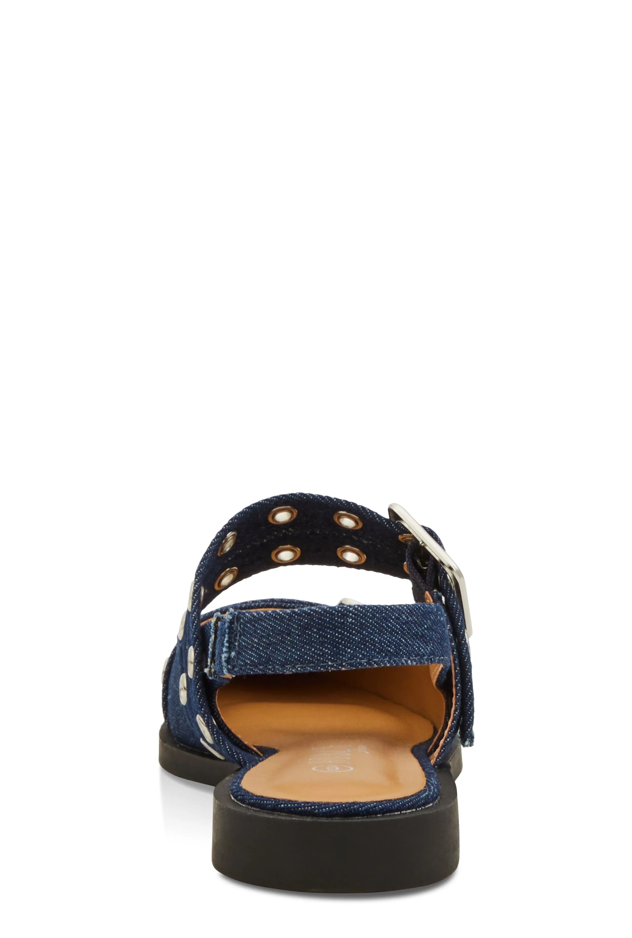 Pointed Toe Double Buckle Slingback Flats sold by Rainbow product image thumbnail 3