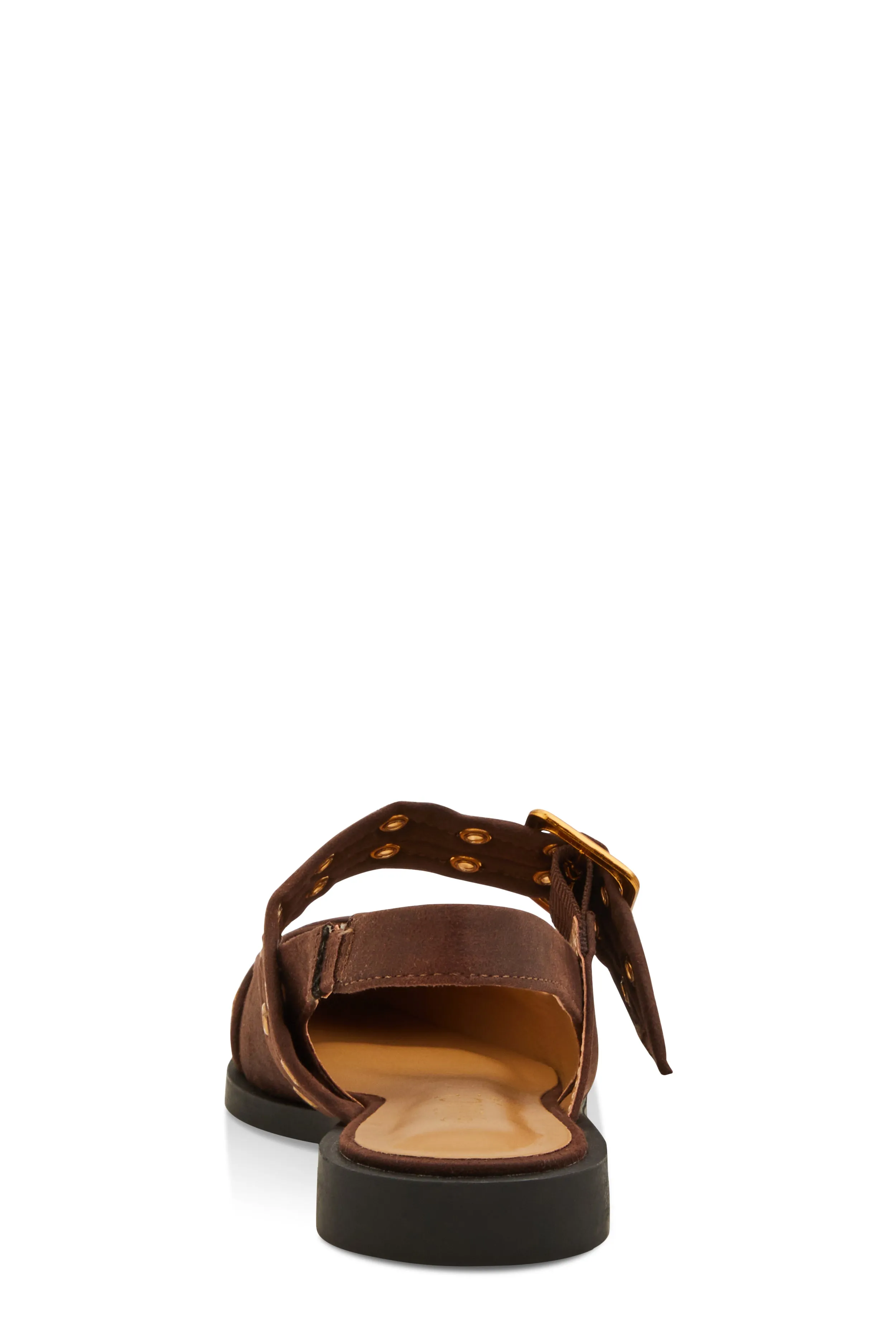 Pointed Toe Double Buckle Slingback Flats sold by Rainbow product image thumbnail 3