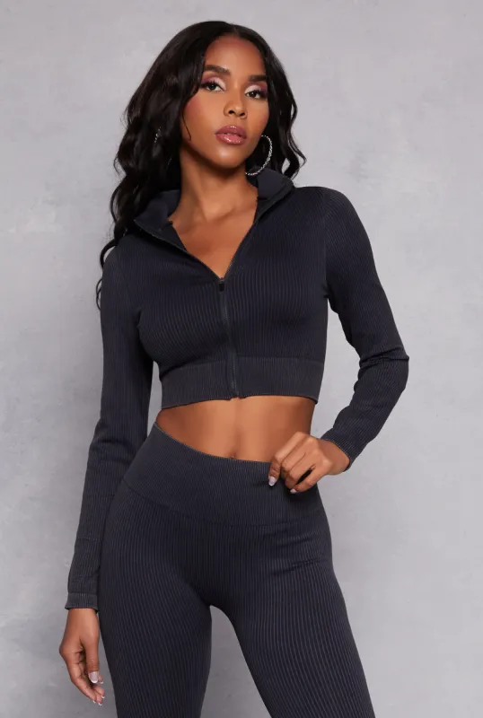 Seamless Laser Cut Active Top sold by Rainbow