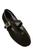 Fishnet Mary Jane Flats sold by Rainbow