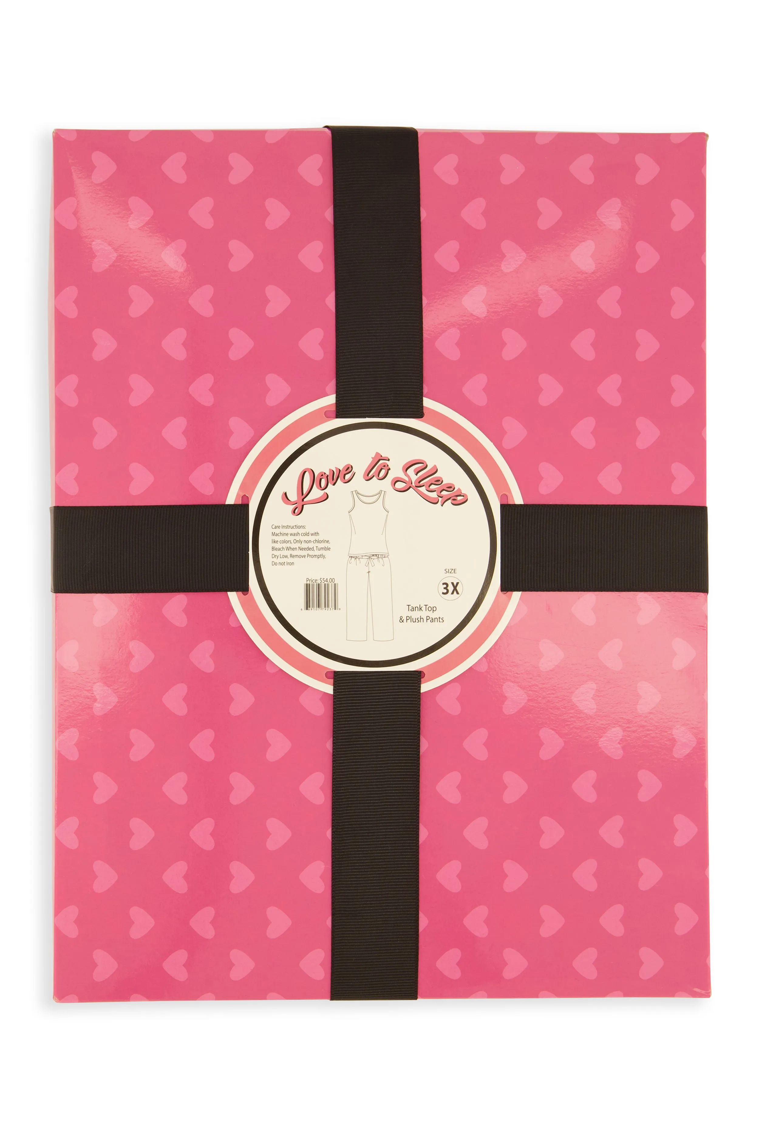 Plus Size Choose Happy Teddy Bear Pajama Tank Top and Pants sold by Rainbow product image thumbnail 5