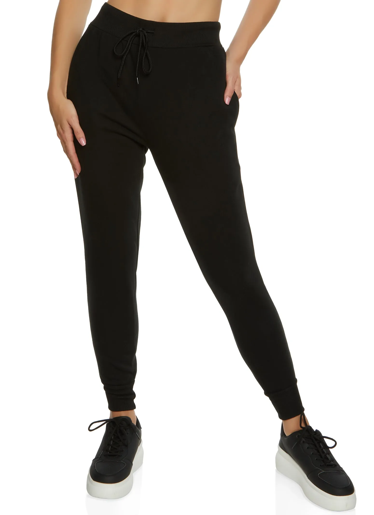 Basic Drawstring Joggers sold by Rainbow