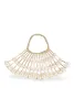 Faux Pearl Metallic Caged Clutch sold by Rainbow
