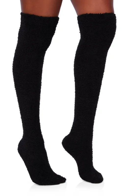 Chenille Over the Knee Socks Size 9-11 sold by Rainbow