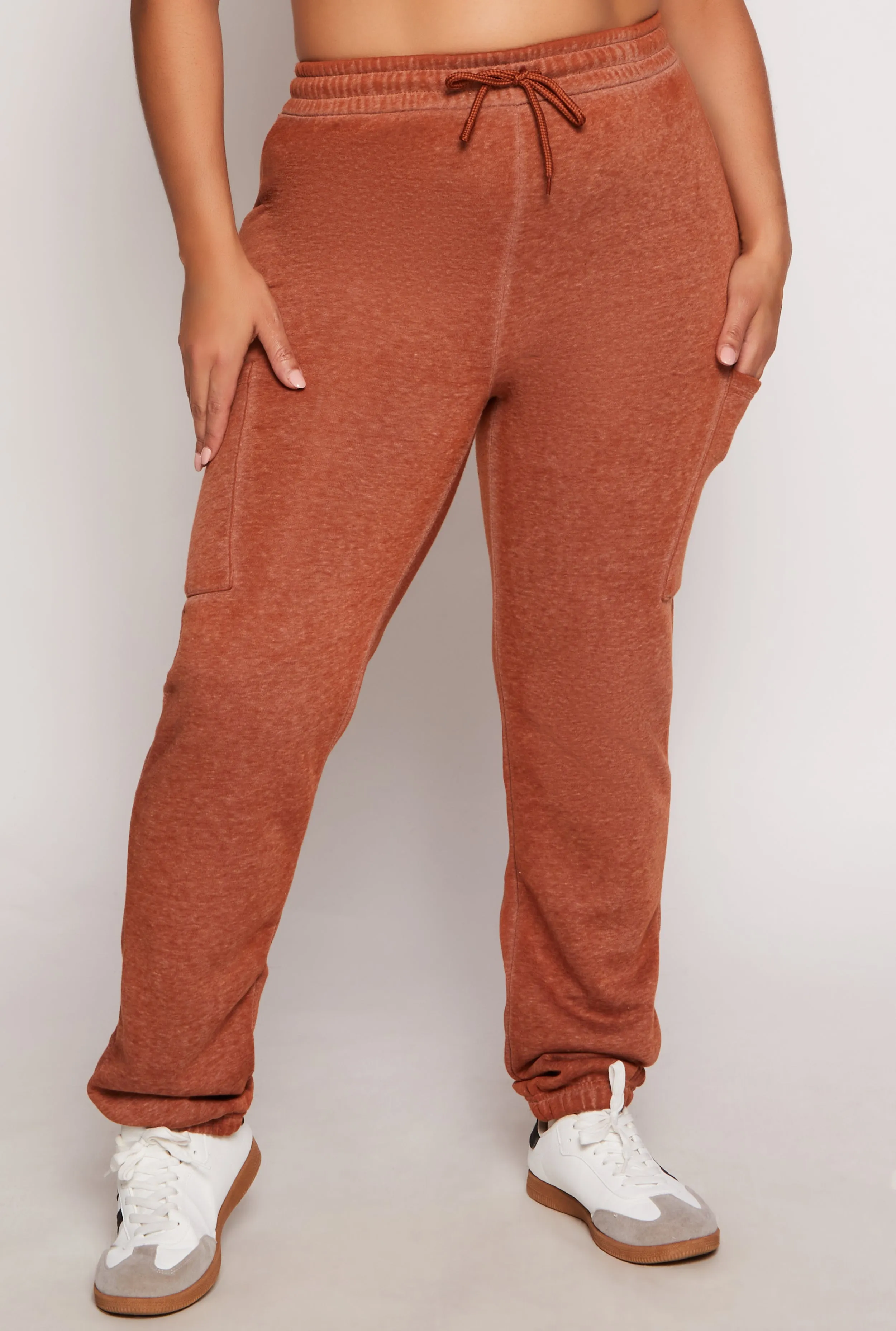 Plus Size Fleece Drawstring Sweatpants sold by Rainbow product image thumbnail 2
