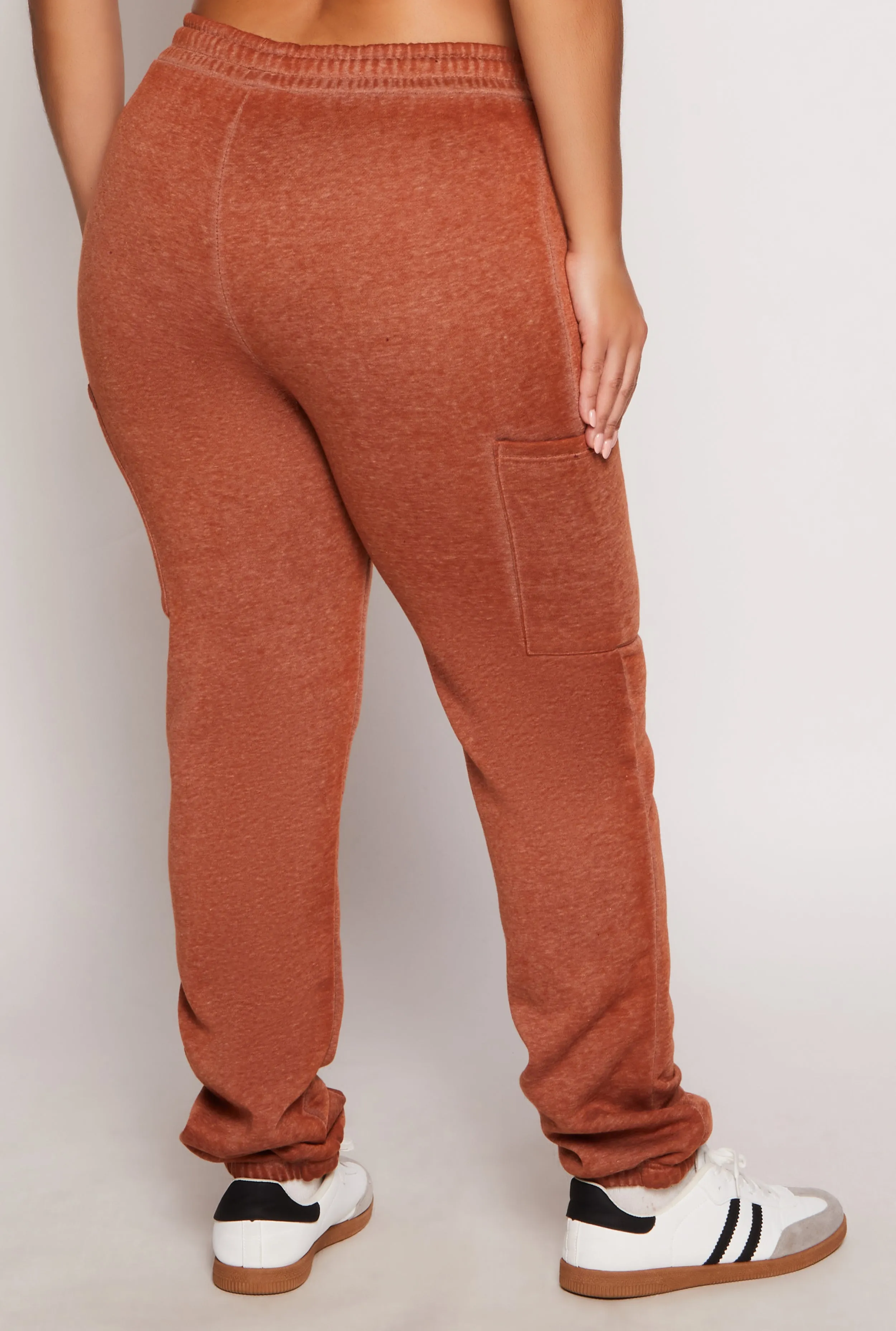 Plus Size Fleece Drawstring Sweatpants sold by Rainbow product image thumbnail 3