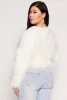 Plus Size Shaggy Faux Fur Jacket sold by Rainbow