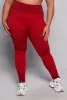 Plus Size Seamless Two Tone Leggings sold by Rainbow