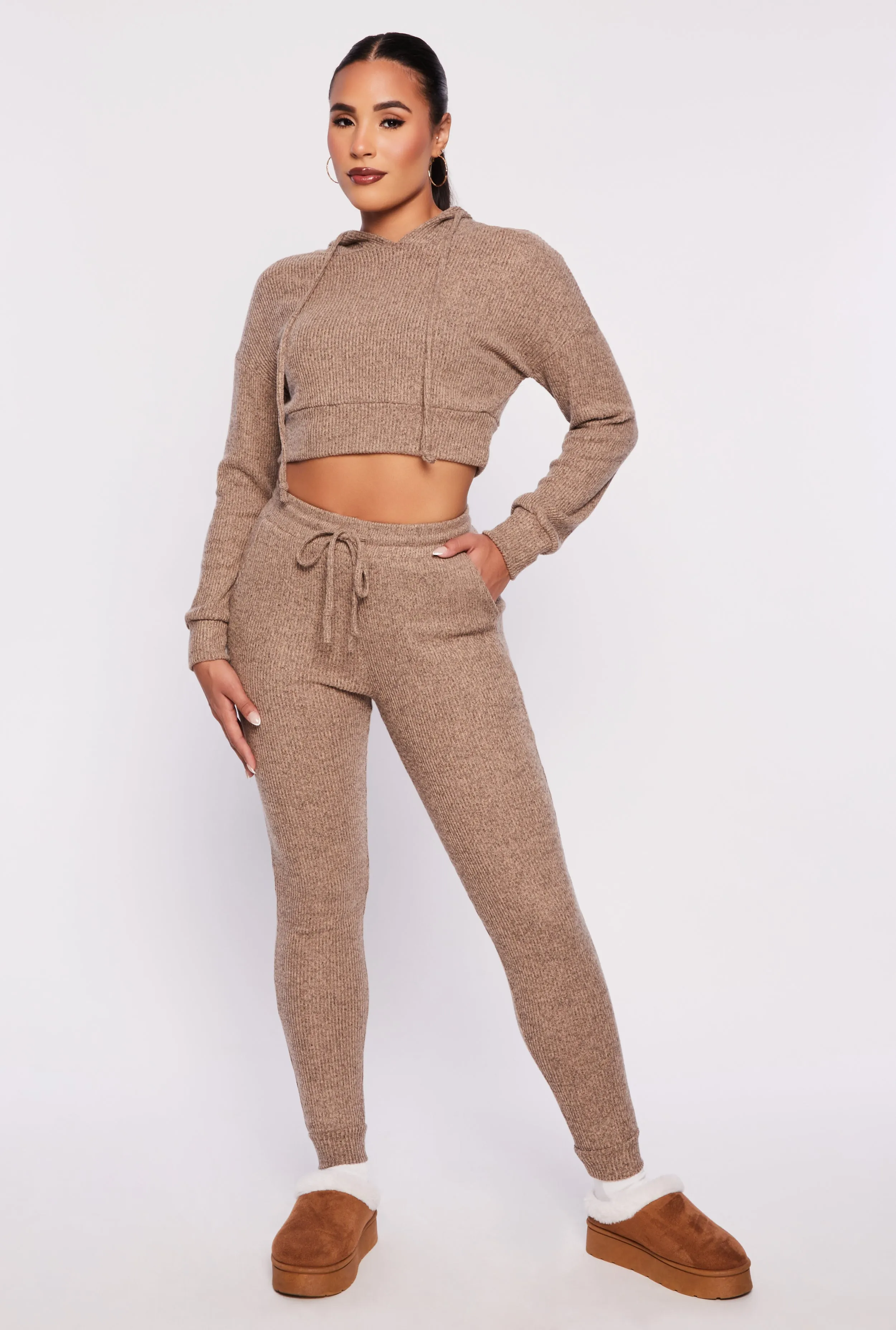 Daisy Drawstring Hooded Crop Top sold by Rainbow product image thumbnail 2