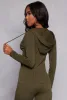 Seamless Shadow Stripe Zip Hooded Top sold by Rainbow