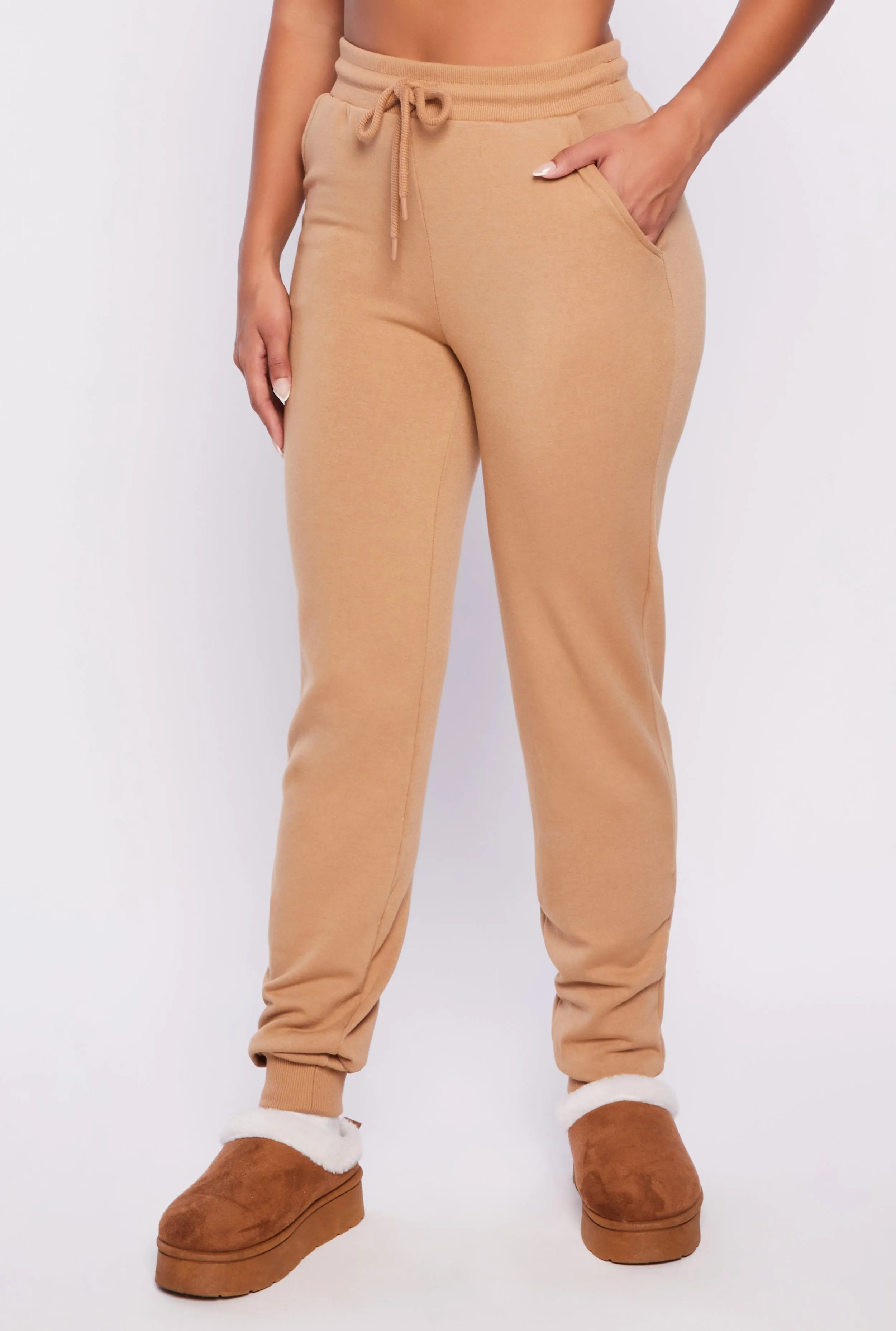 High Waist Drawstring Pocket Joggers sold by Rainbow product image thumbnail 2