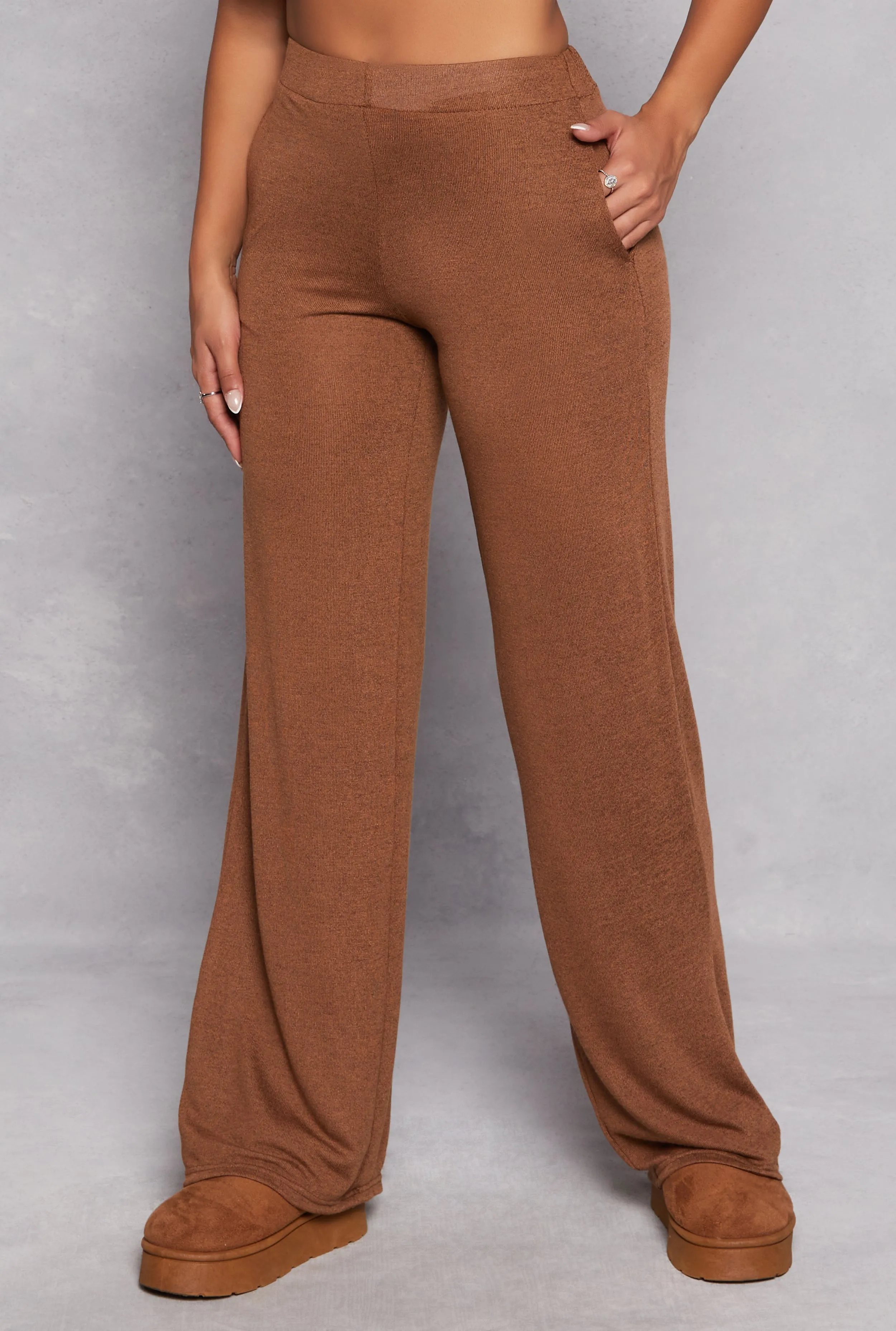 Daisy Brushed Knit Wide Leg Pants sold by Rainbow product image thumbnail 2
