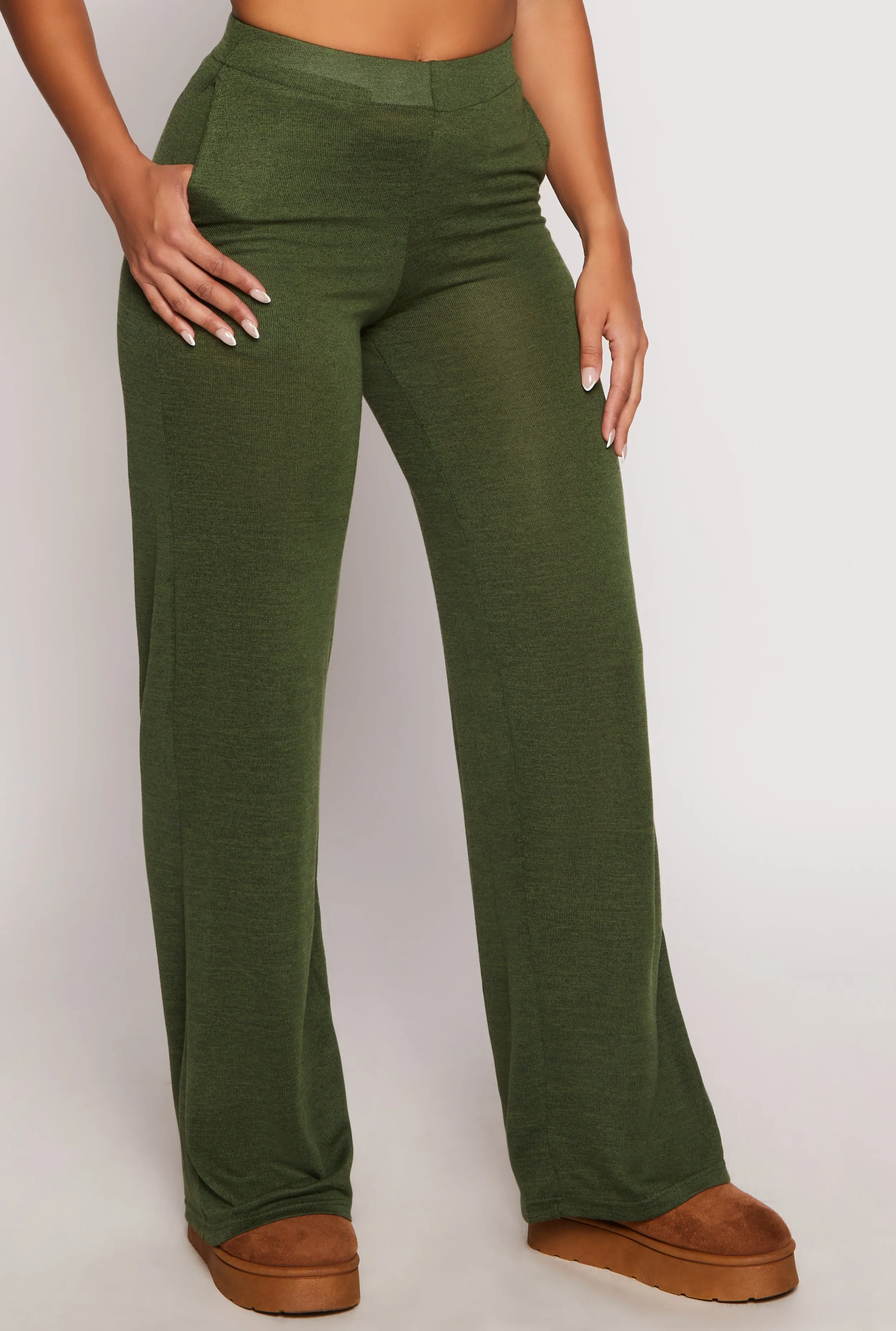 Daisy Brushed Knit Wide Leg Pants sold by Rainbow product image thumbnail 2
