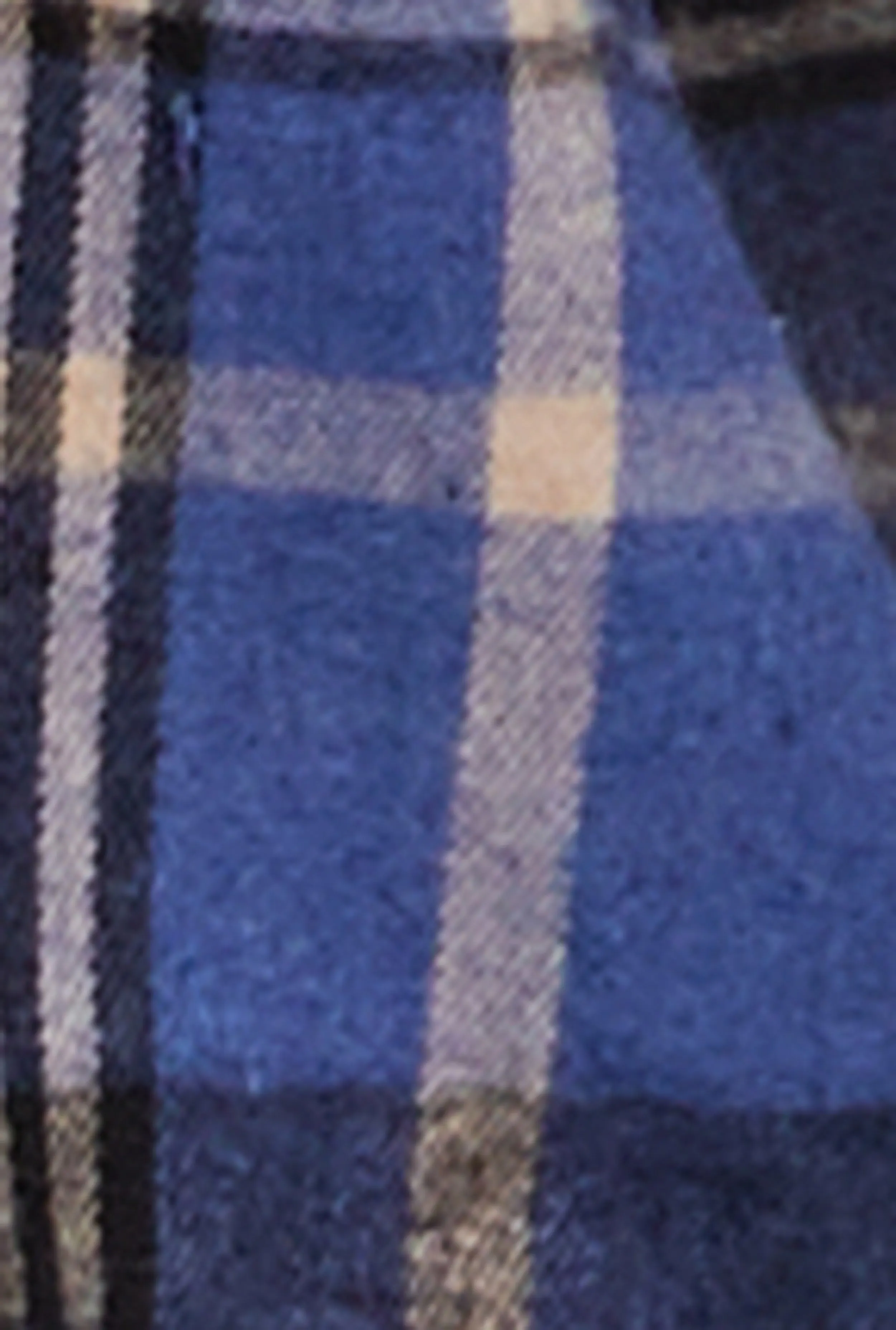 Plus Size Plaid Brushed Knit Flannel Shirt sold by Rainbow product image thumbnail 4