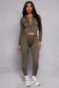 Seamless Laser Cut Detail Cropped Track Jacket sold by Rainbow