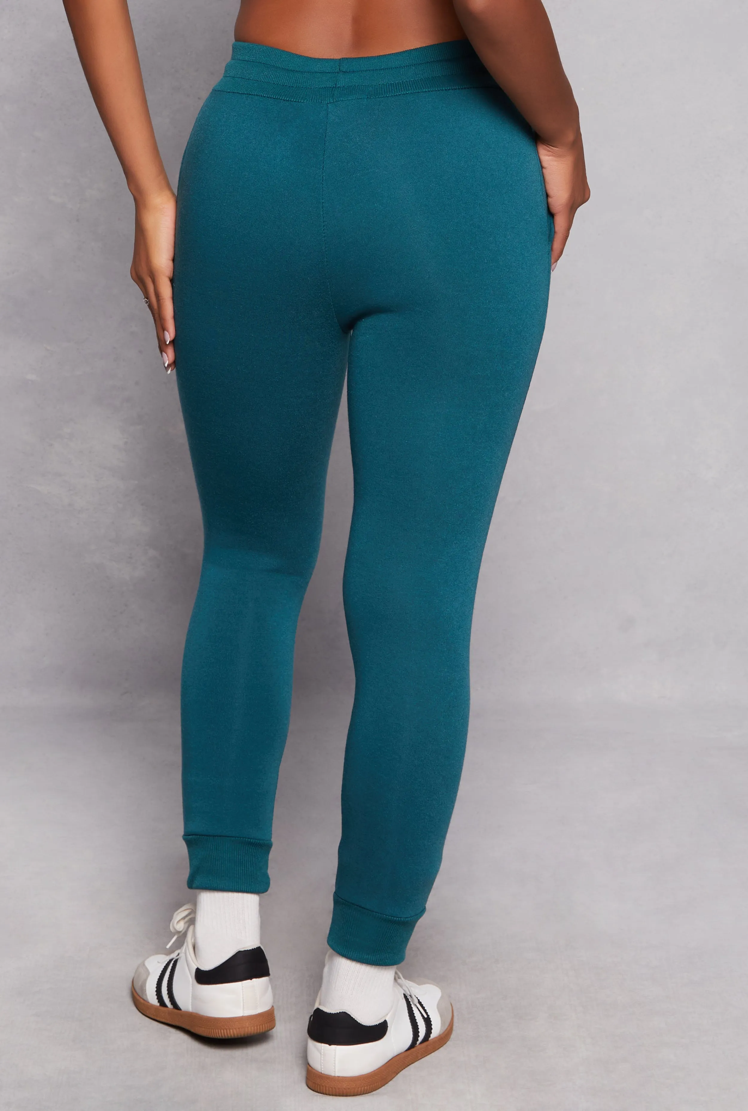 Fleece Smiley Graphic Drawstring Joggers sold by Rainbow product image thumbnail 3