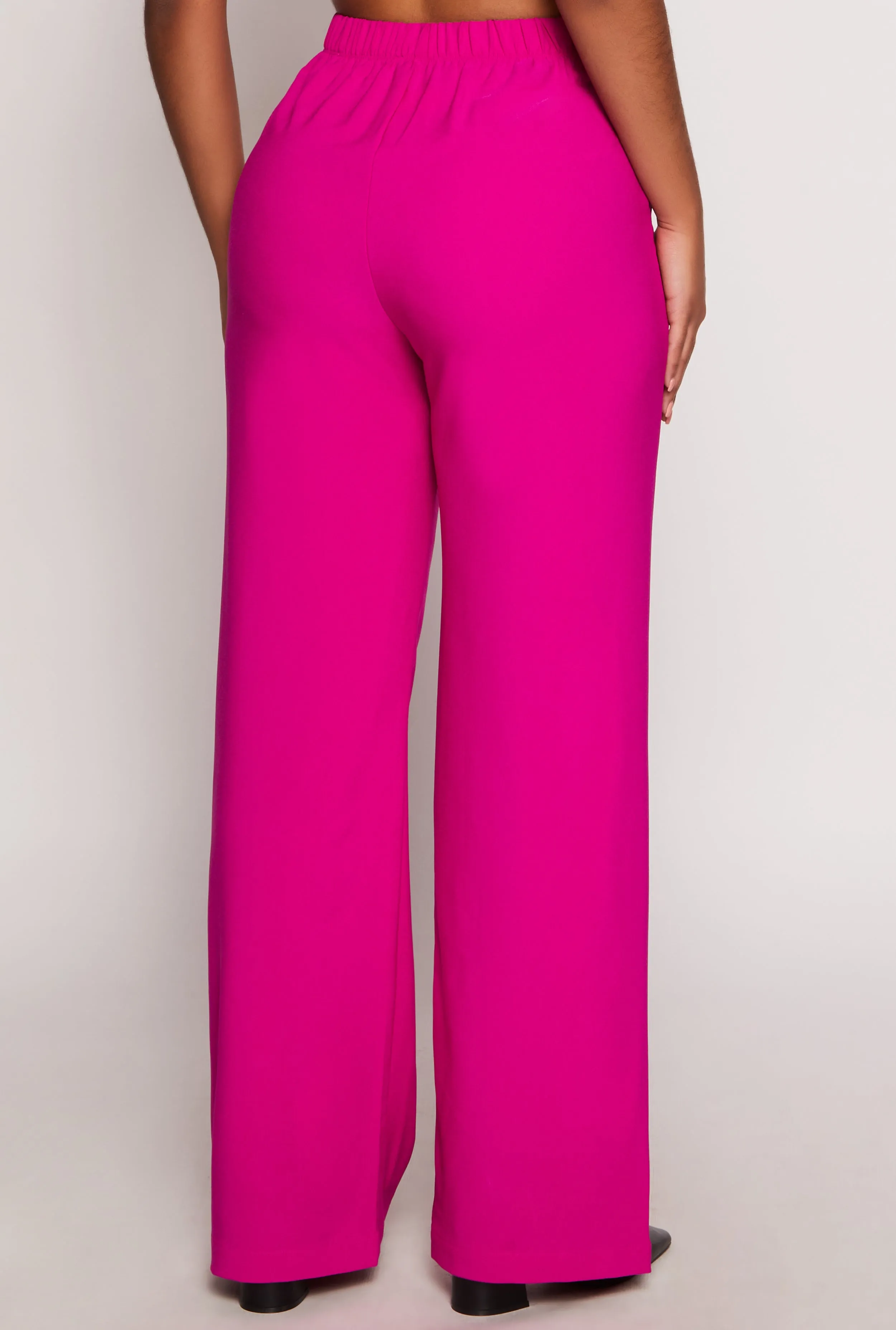 Pleated High Waisted Wide Leg Pants sold by Rainbow product image thumbnail 3