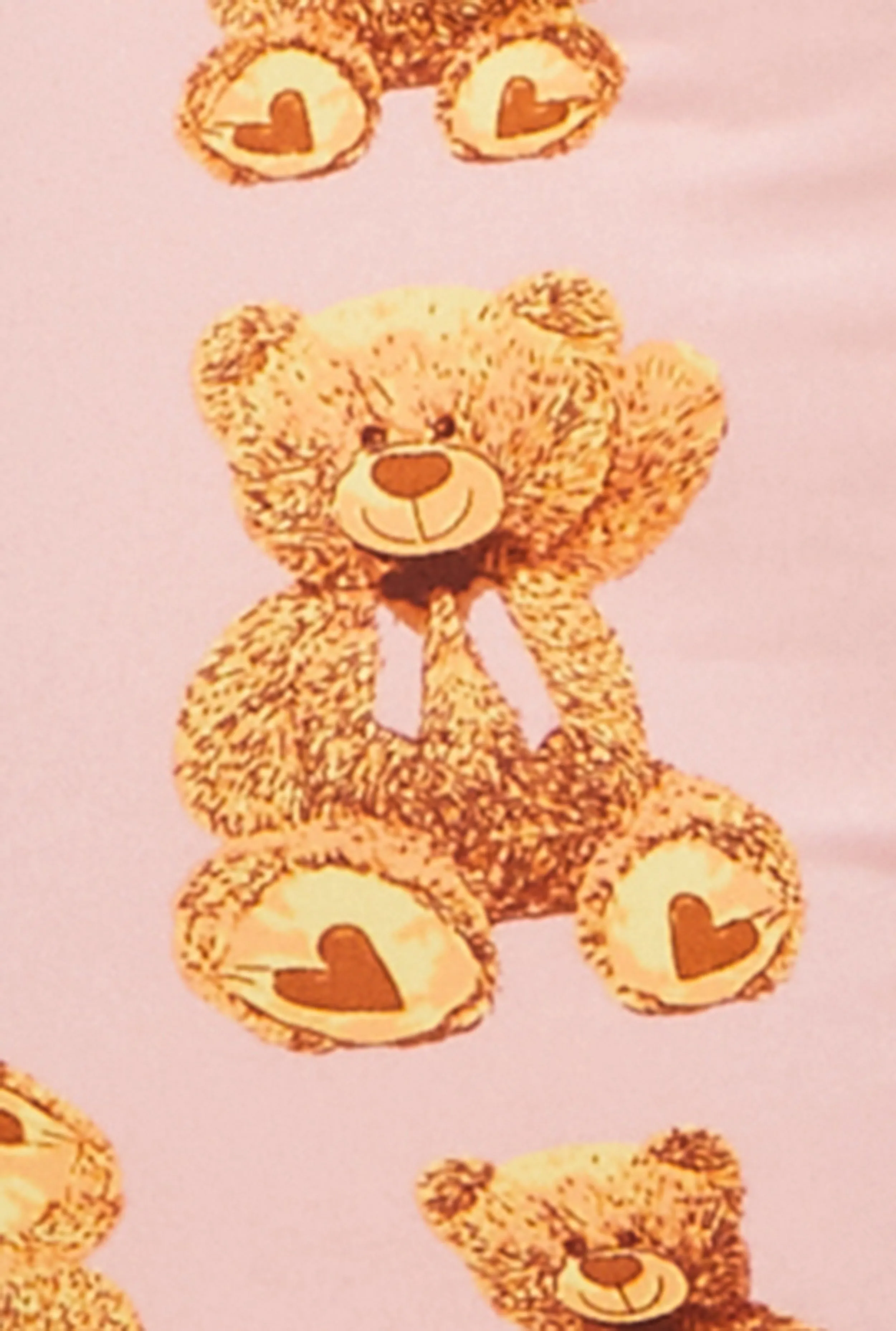 Teddy Bear Print Button Front Pajama Onesie sold by Rainbow product image thumbnail 3