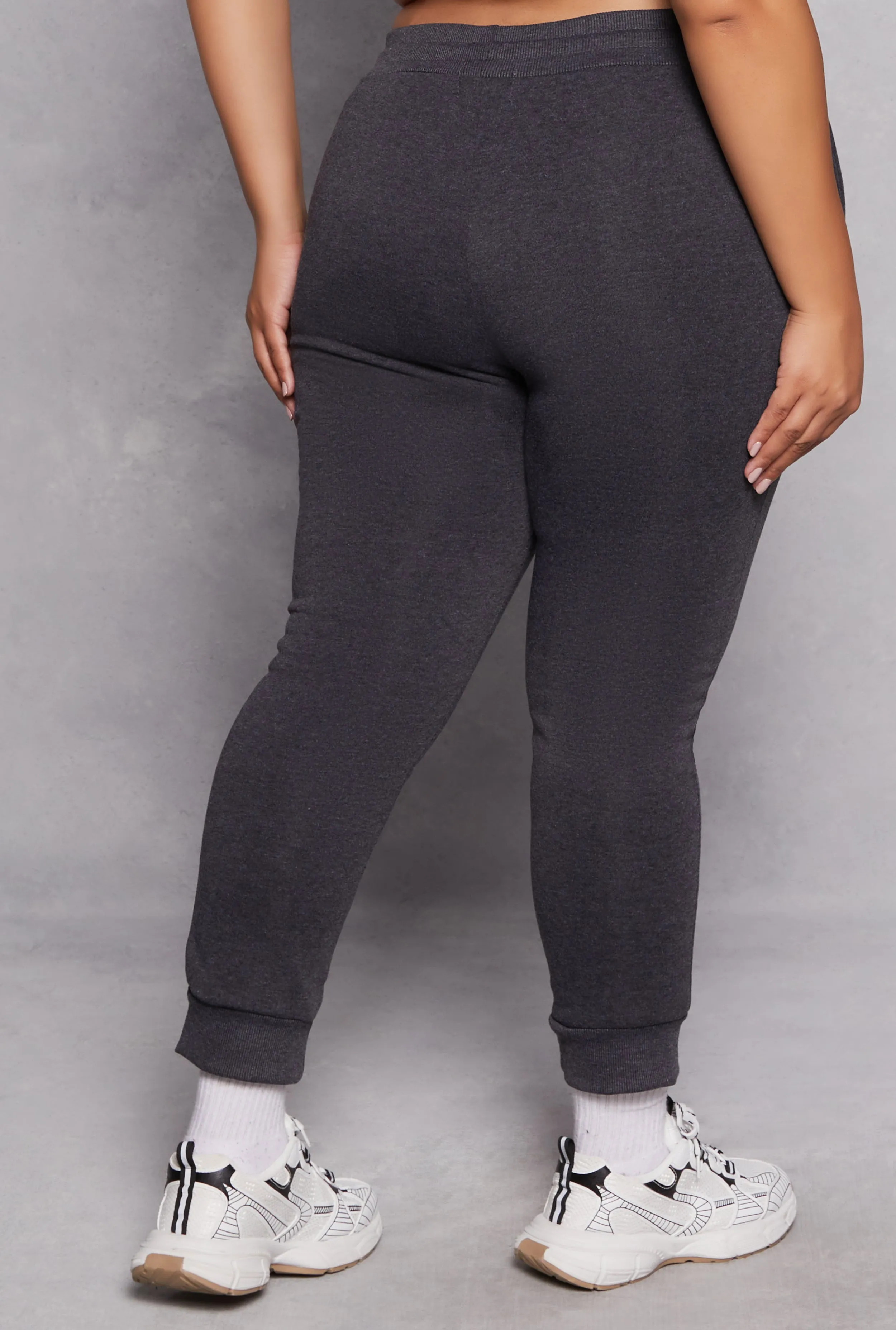 Plus Size Smile Face Graphic Joggers sold by Rainbow product image thumbnail 3