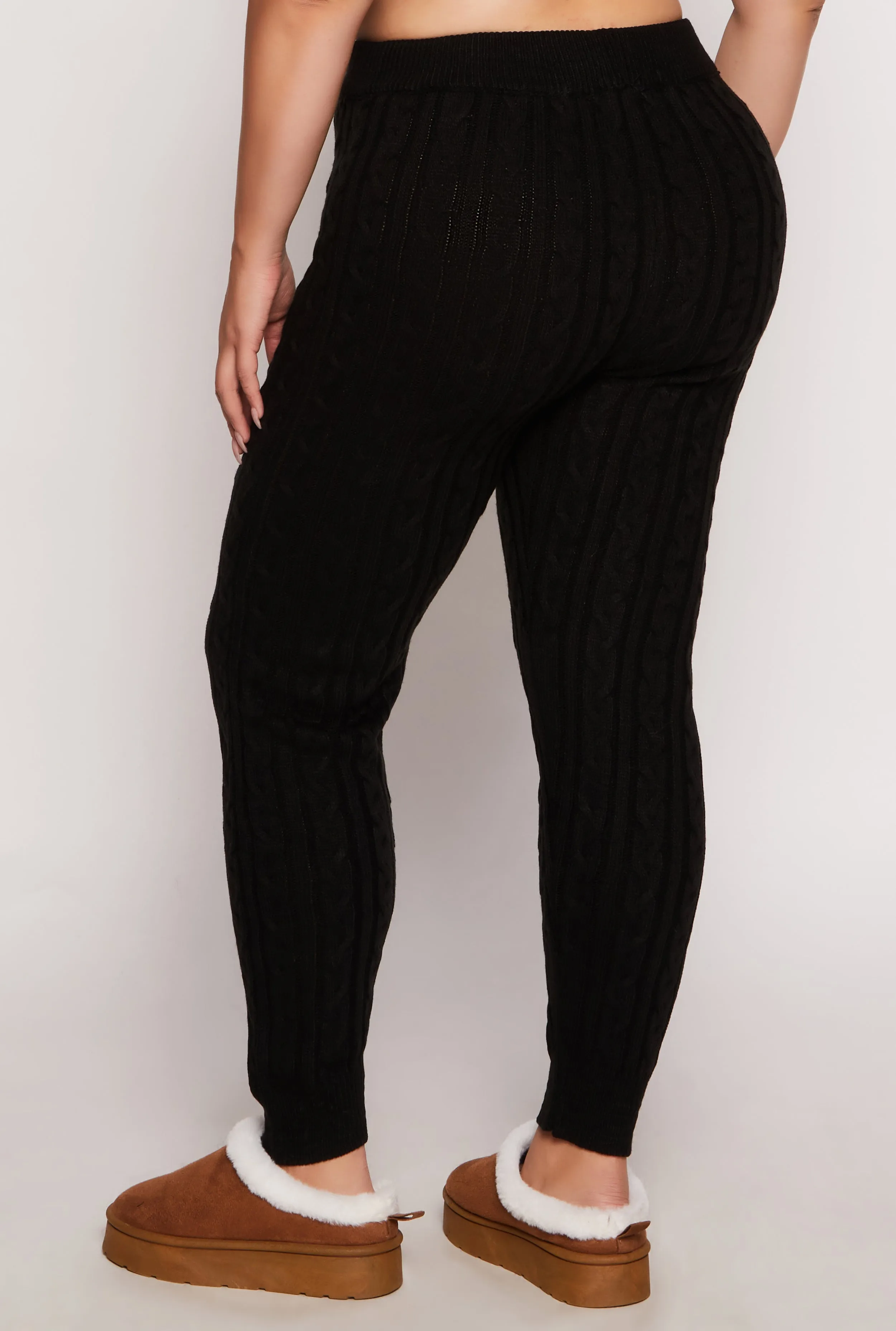 Plus Size Cable Knit Joggers sold by Rainbow product image thumbnail 3