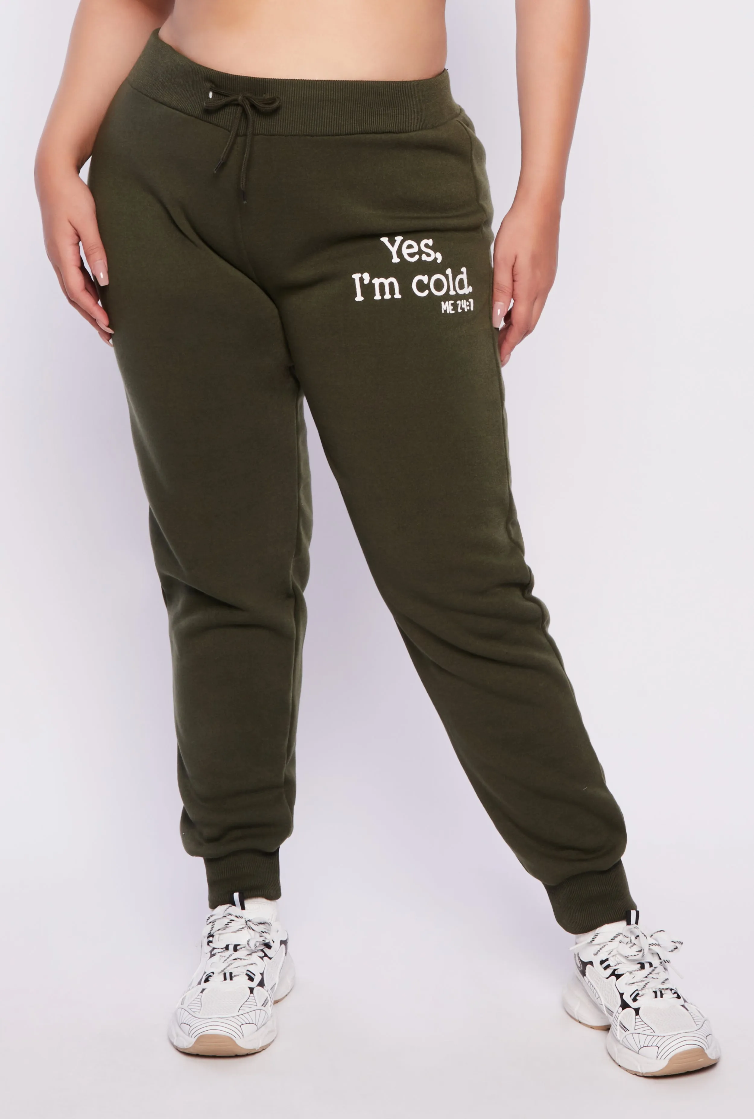 Plus Size Yes Im Cold Joggers sold by Rainbow product image thumbnail 2