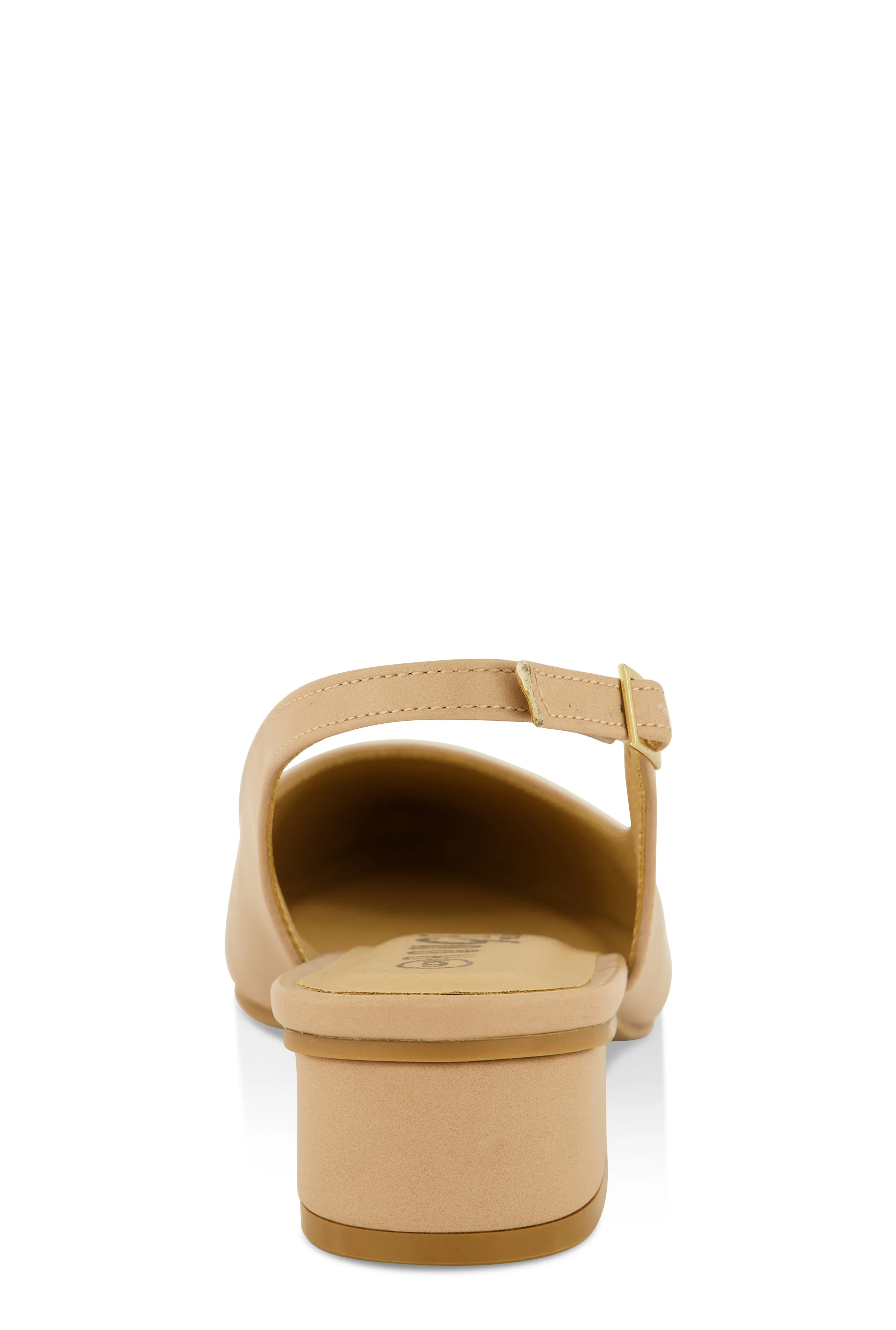 Pointed Toe Buckle Slingback Pumps sold by Rainbow product image thumbnail 3