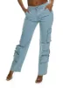 Denim Wide Leg Daisy Jeans sold by Rainbow