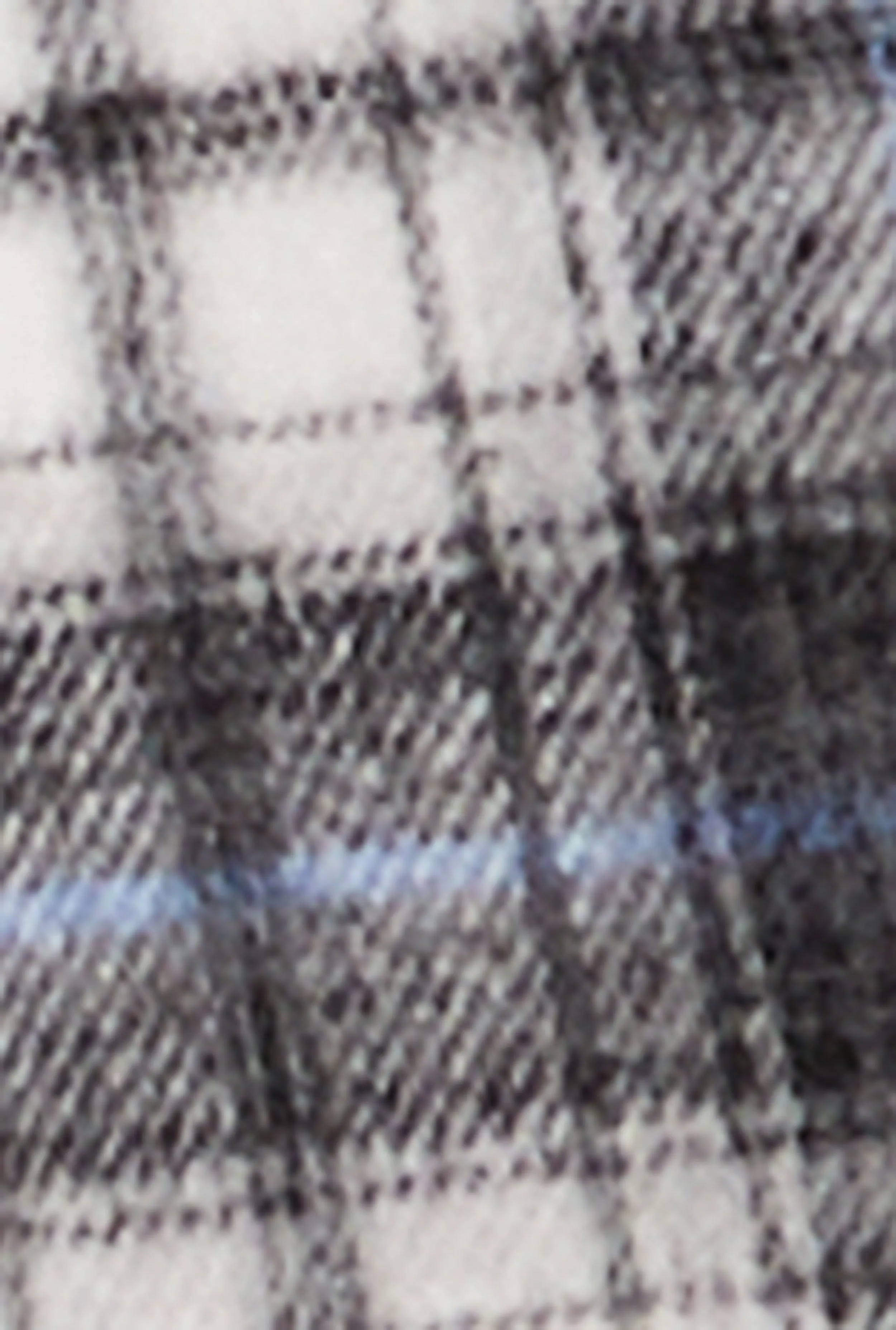 Plus Size Spoon Jeans Denim Trim Plaid Shacket sold by Rainbow product image thumbnail 4