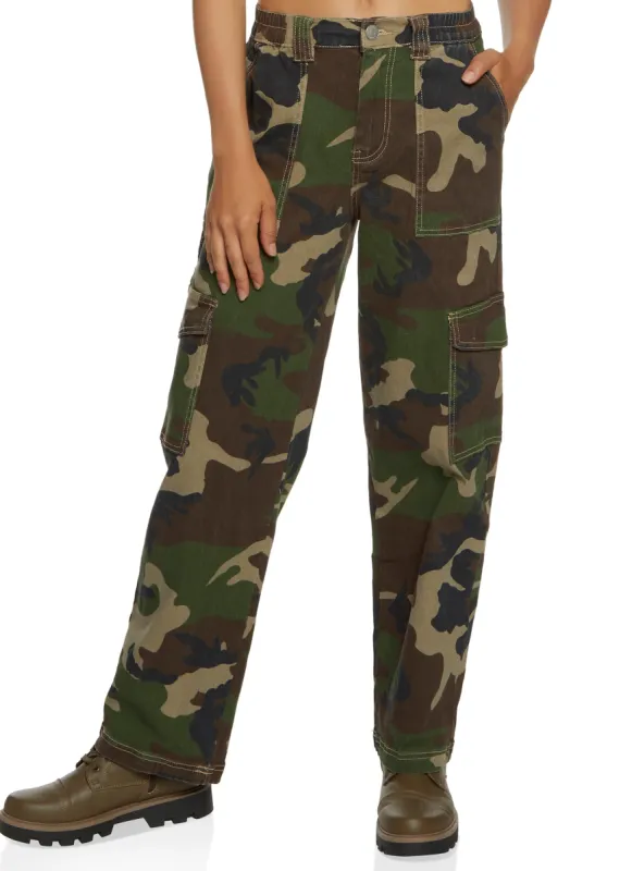 Camo Cargo Pants sold by Rainbow