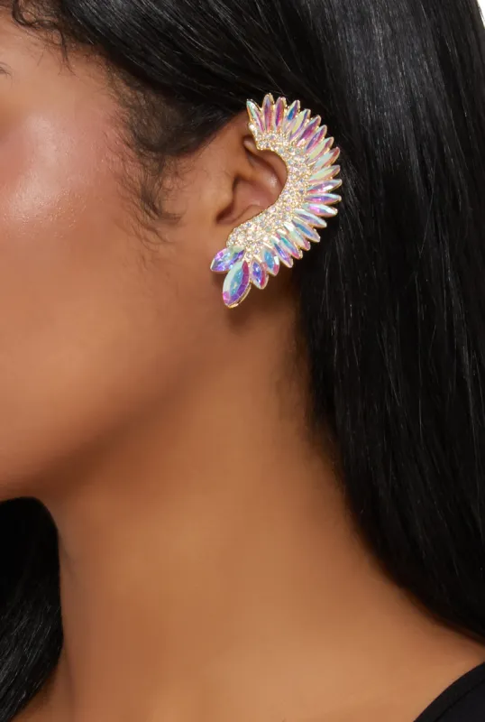 Rhinestone Climber Earrings sold by Rainbow